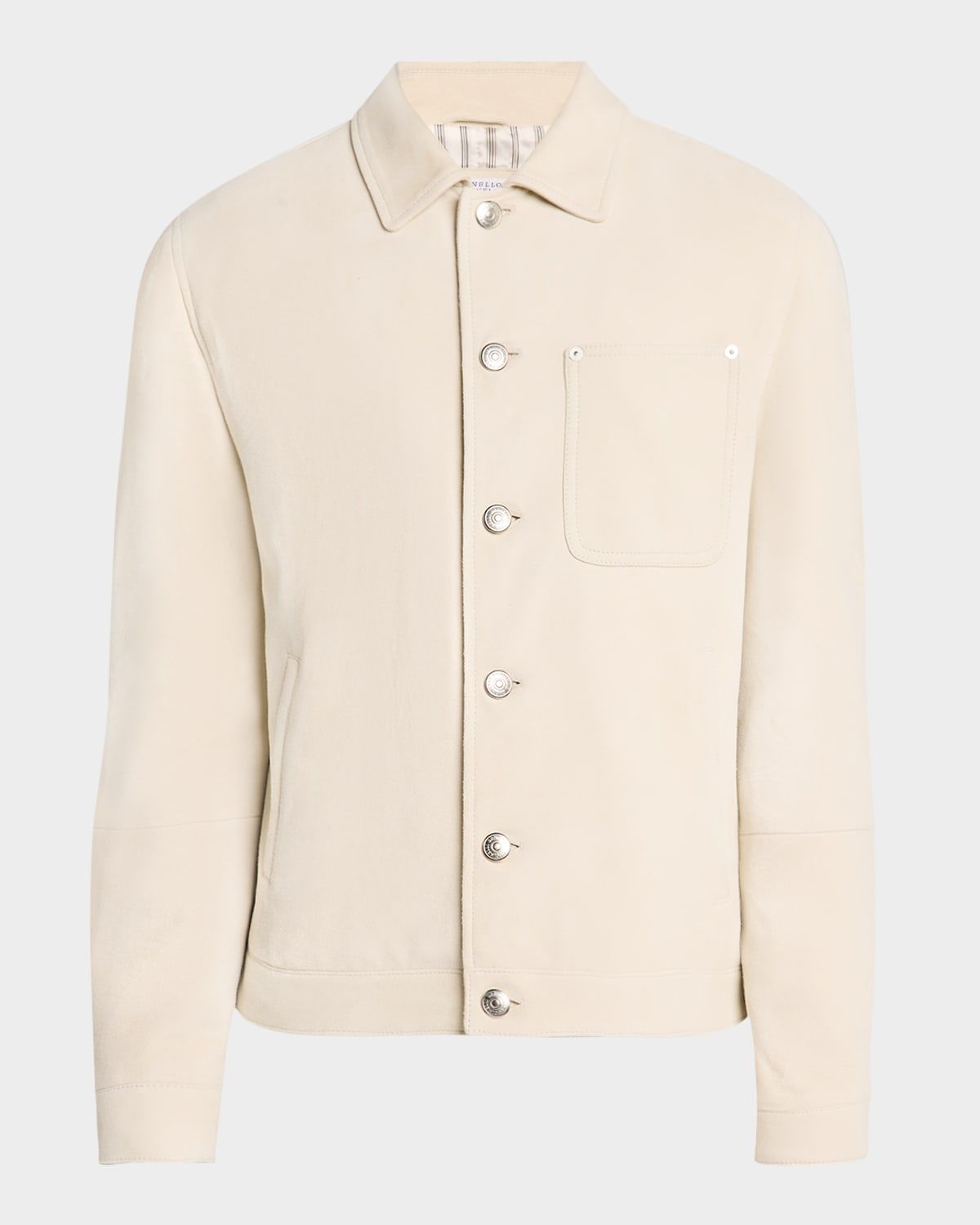 Men & apos;s Suede Shirt Jacket