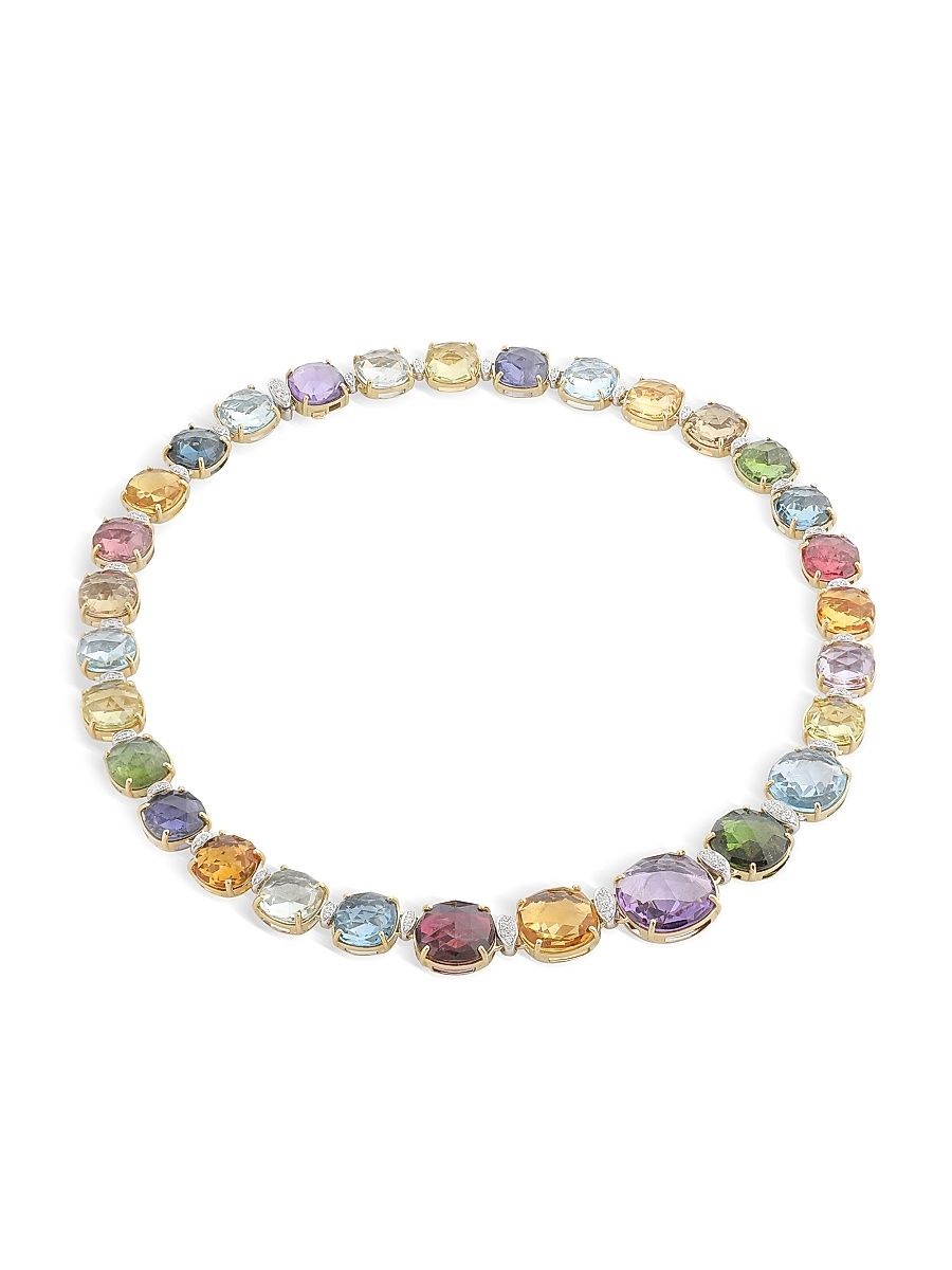 Women's Alta 18K Yellow Gold, 0.66 TCW Diamond & Multi-Gemstone Necklace