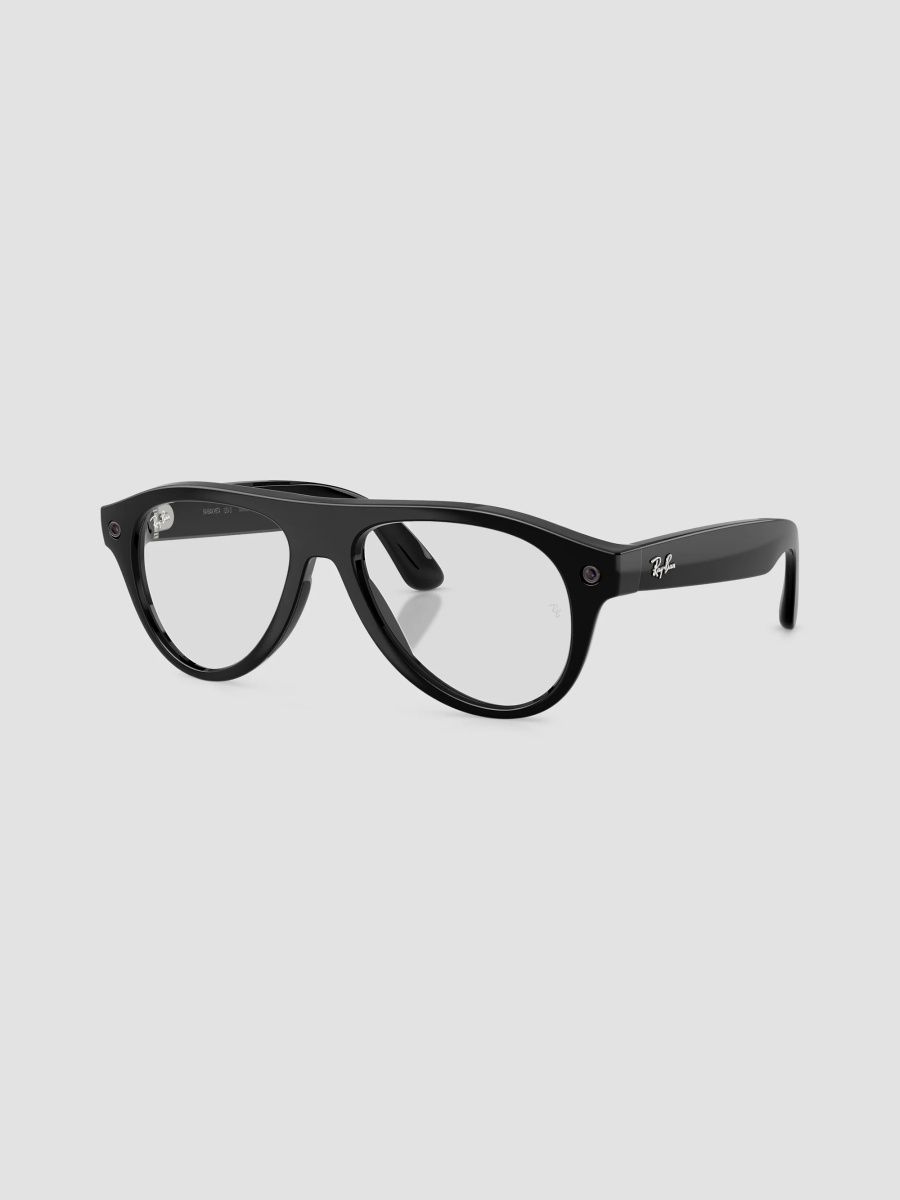 Ray-Ban Women's Meta RW4016 AI 54MM Pilot Sunglasses - Black