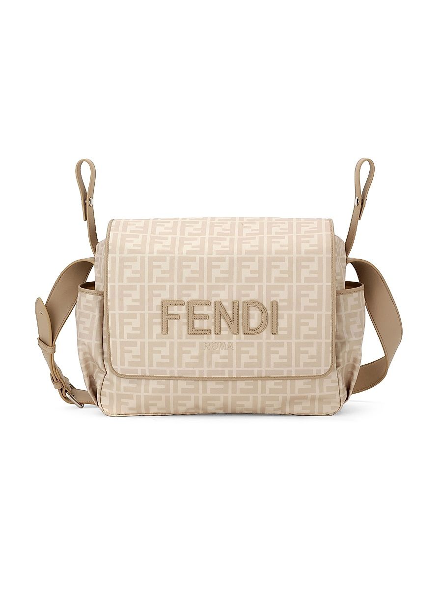 Logo FF Diaper Bag - Beige