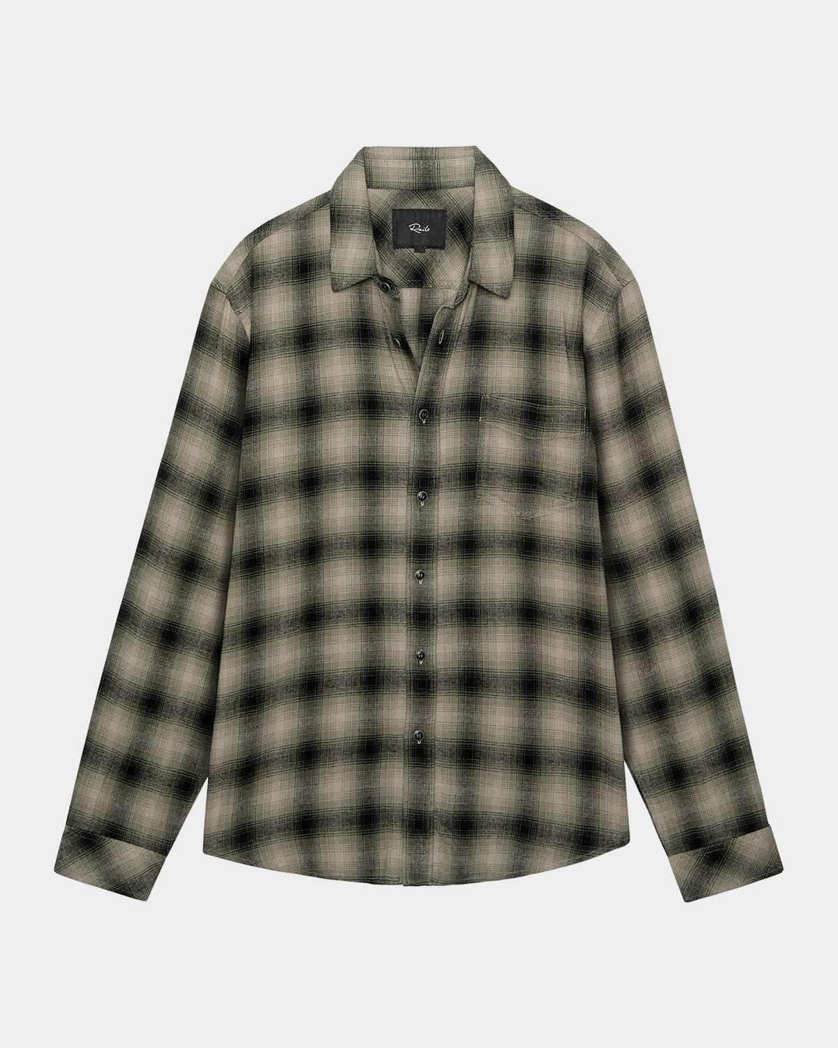 Men & apos;s Lennox Brushed Cotton Plaid Button-Down Shirt