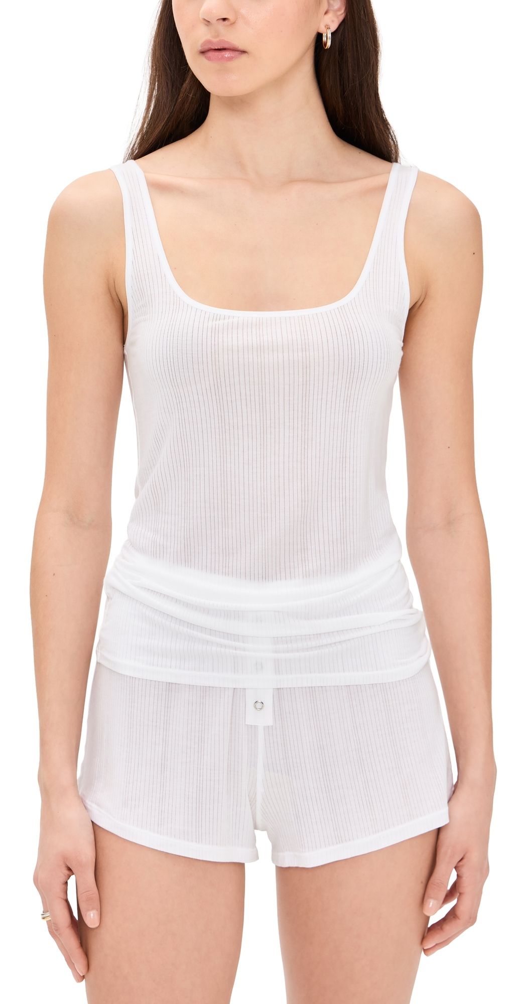 Negative Whipped A-Top White L