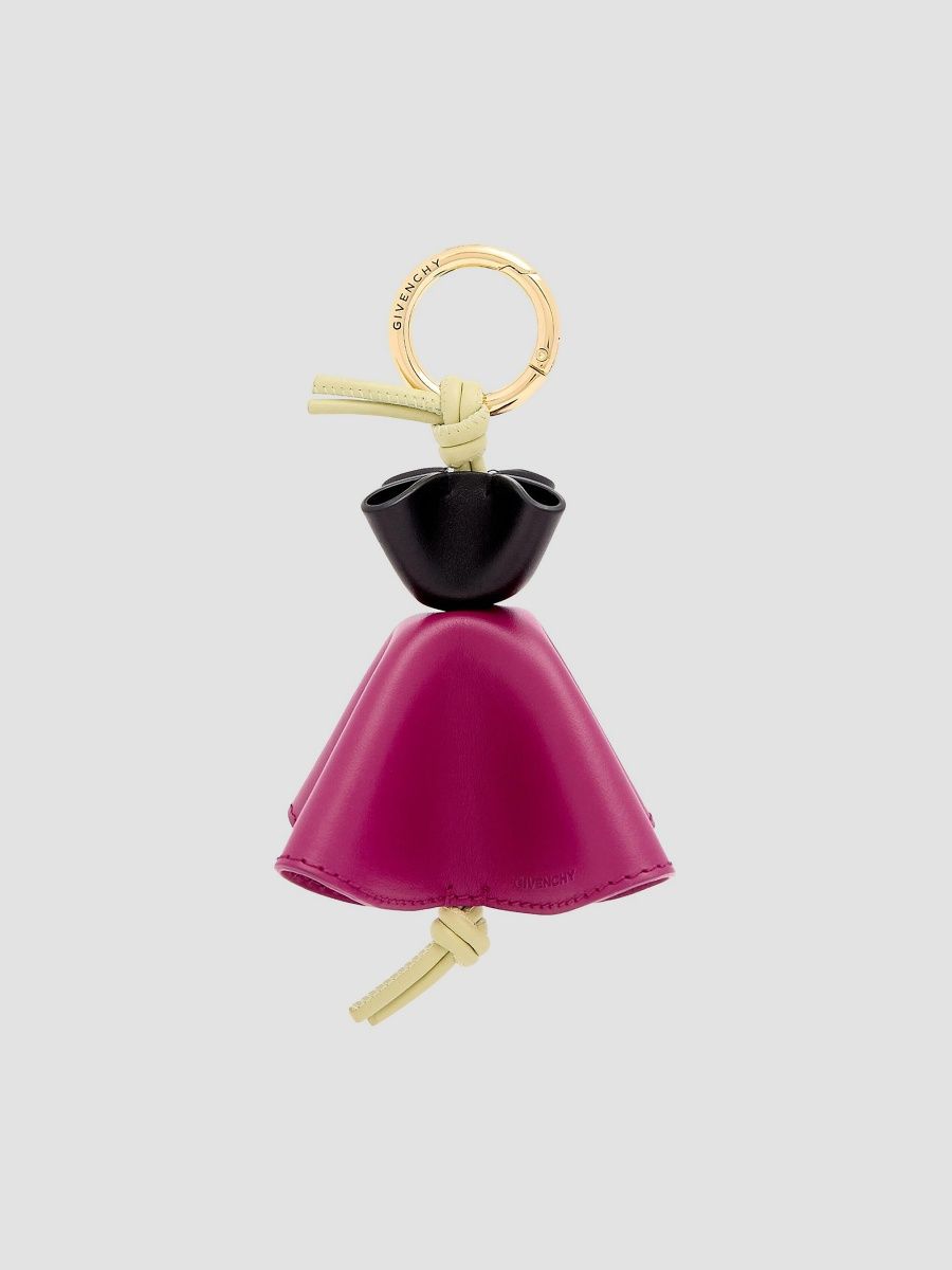 Givenchy Women's Bicolor Dancer Charm in Nappa Leather - Pink Grey