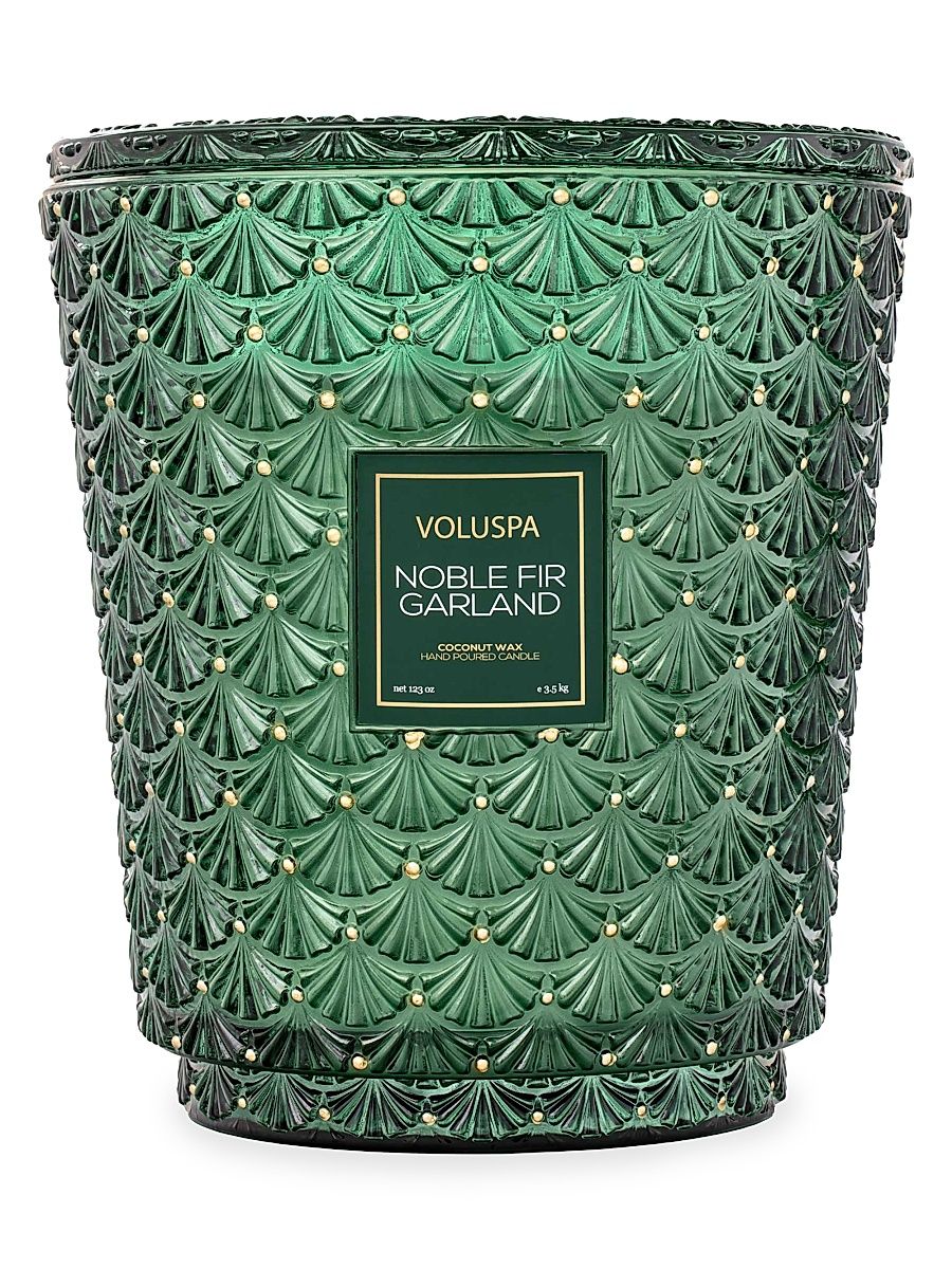 Holiday Noble Fir Garland 5-Wick Hearth Candle