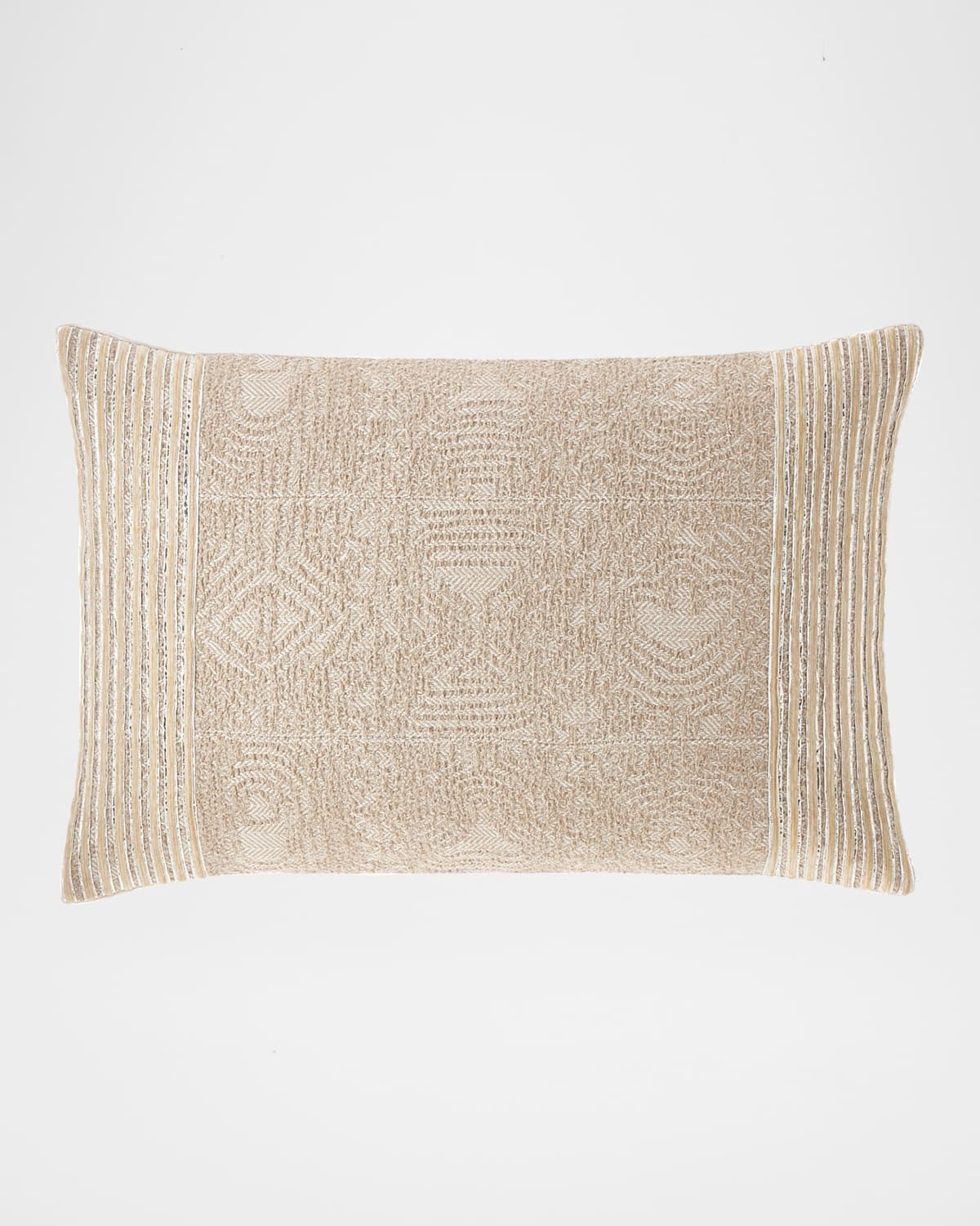 Natural Brocade Decorative Pillow