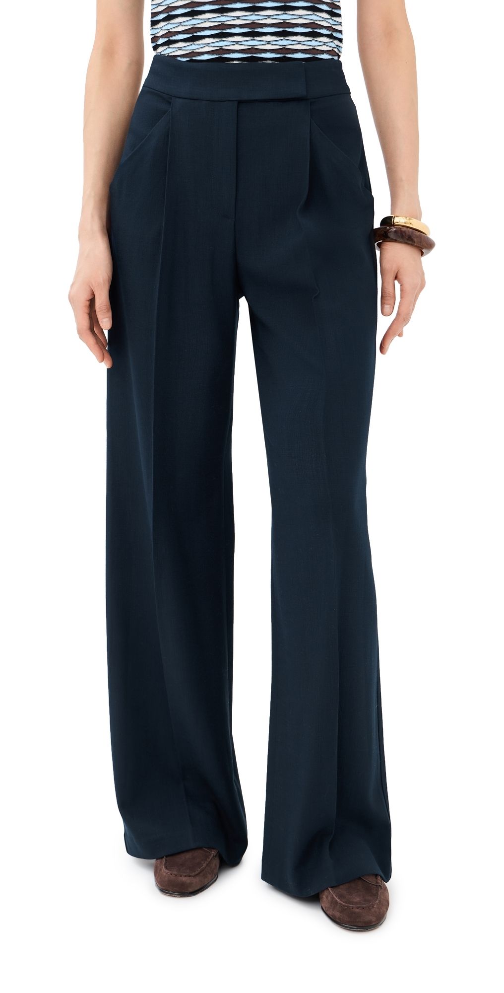 Veronica Beard Marbeau Pants Navy 2