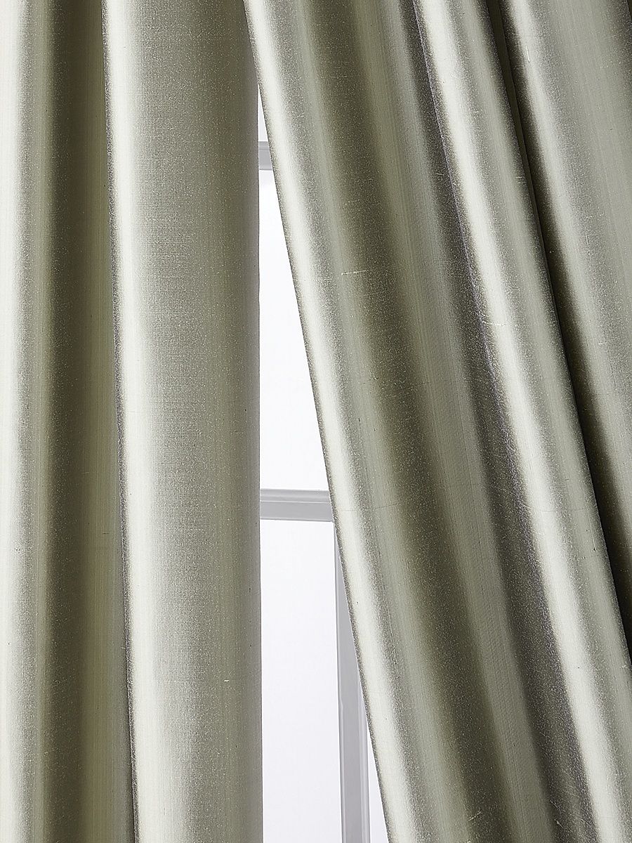 Radiance Silk Curtain - Green