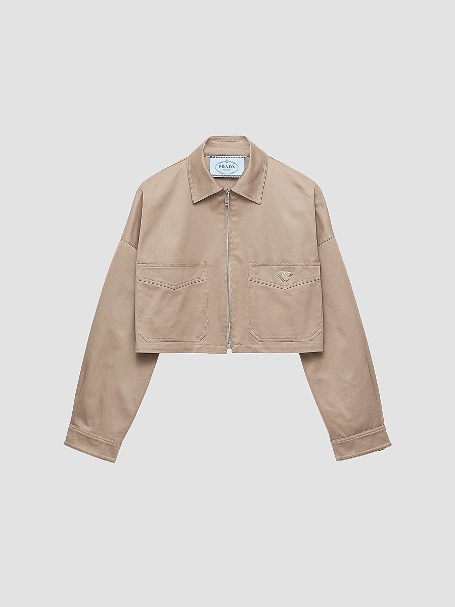 Women's Chino Blouson Jacket - Khaki - Size 8