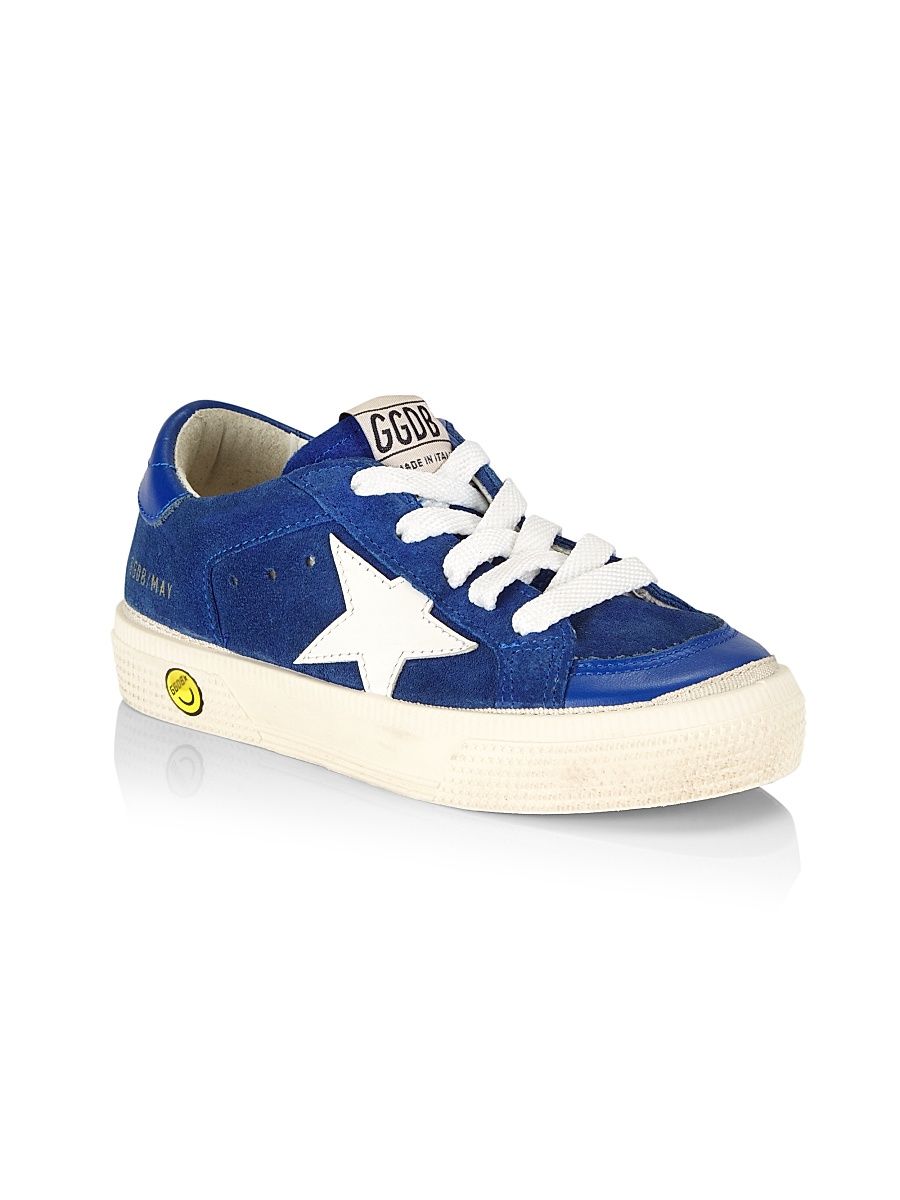 Baby's, Little Kid's & Kid's May Suede Star Sneakers - Cobalt Blue - Size 12 (Child)
