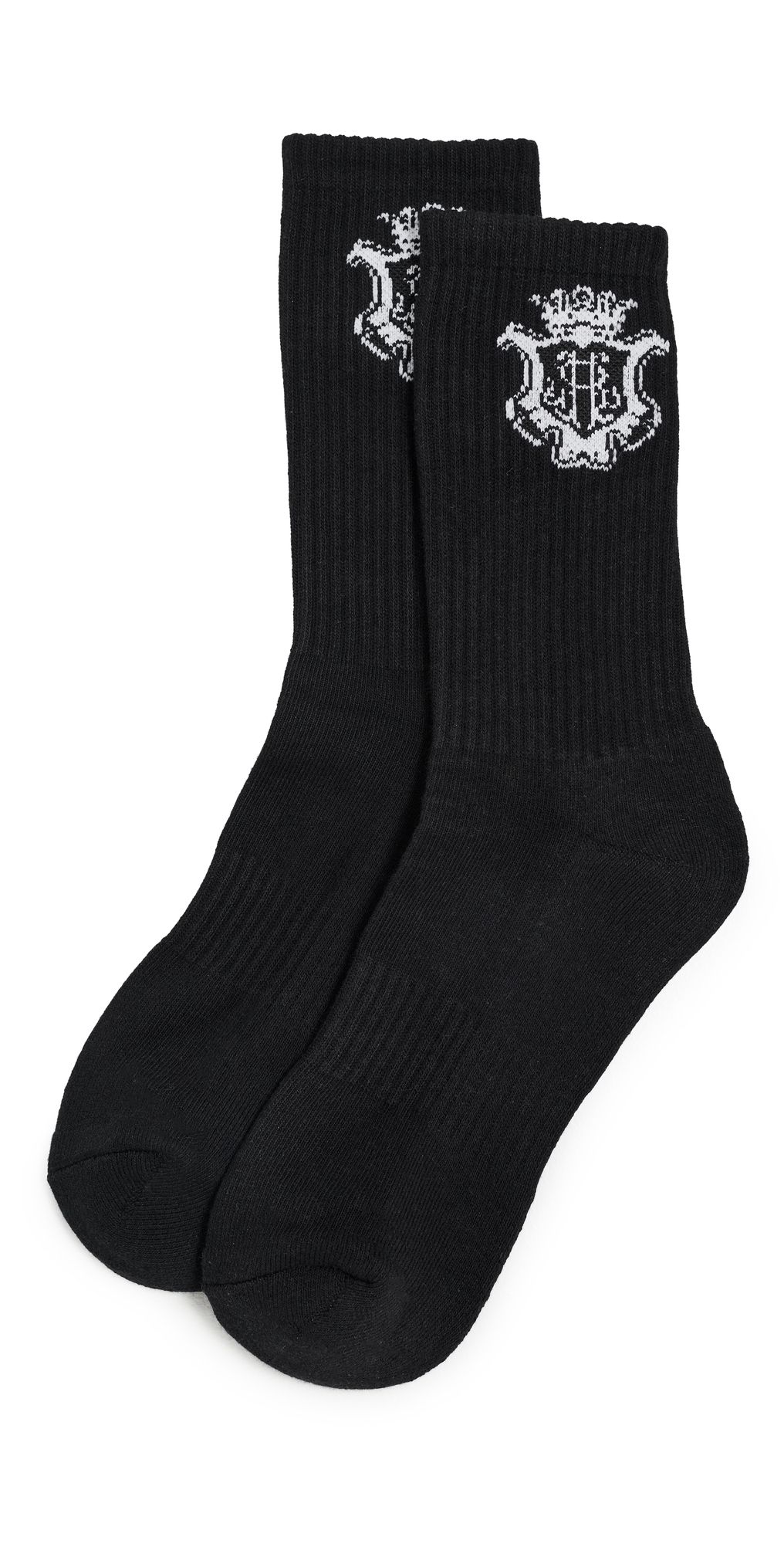 Rhude Chateau Crest Socks Black / White One Size