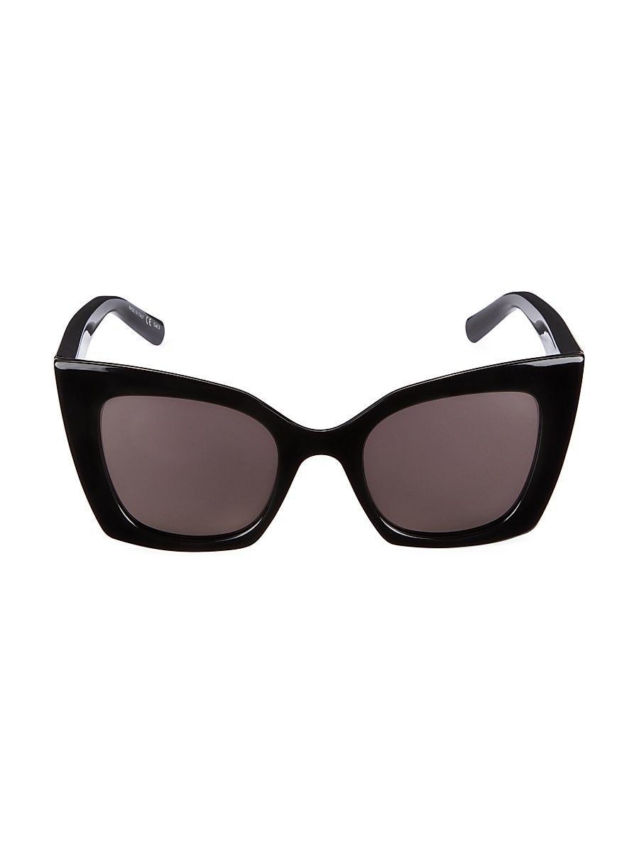 Women's Ultra Cat-Eye 51MM Cat-Eye Injection Sunglasses - Black