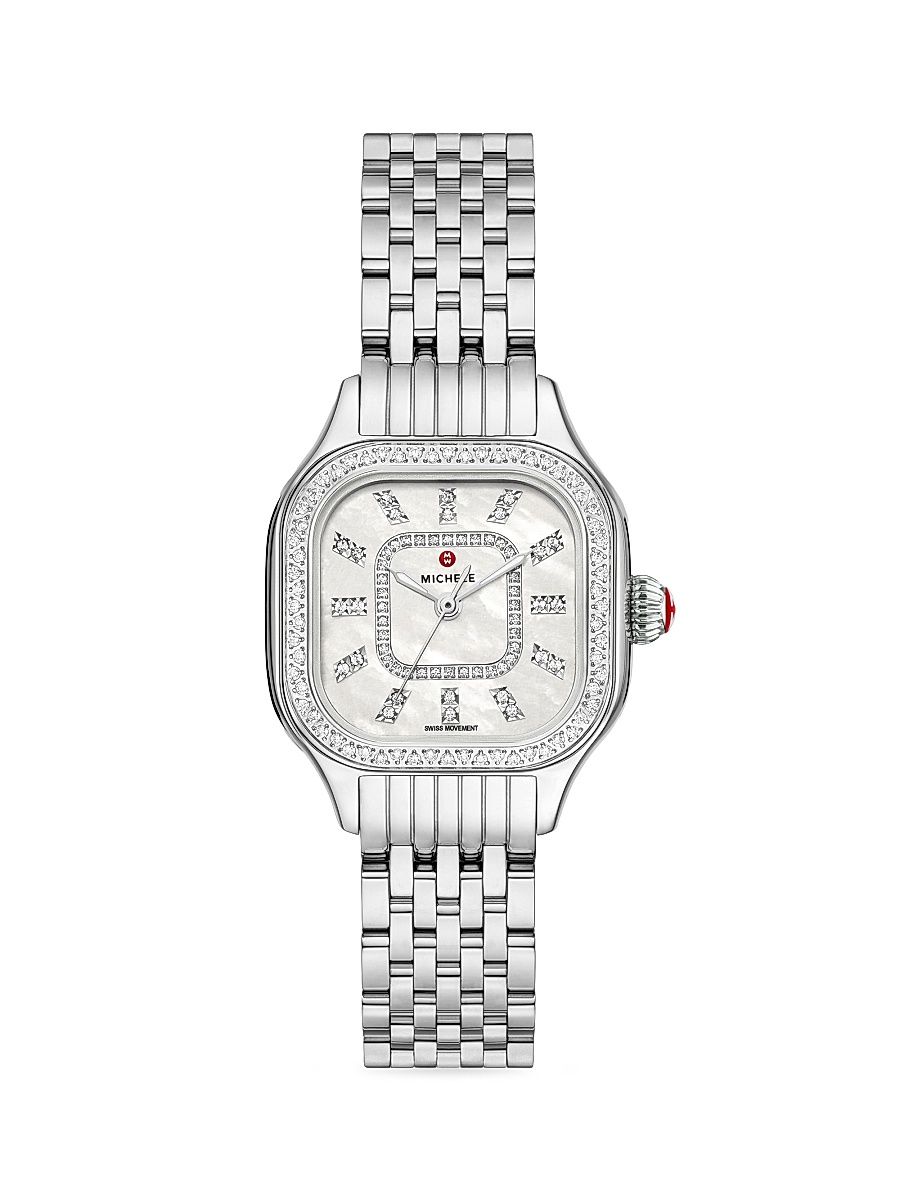 Women's Meggie Stainless Steel & 0.47 TCW Diamond Bracelet Watch/29MM