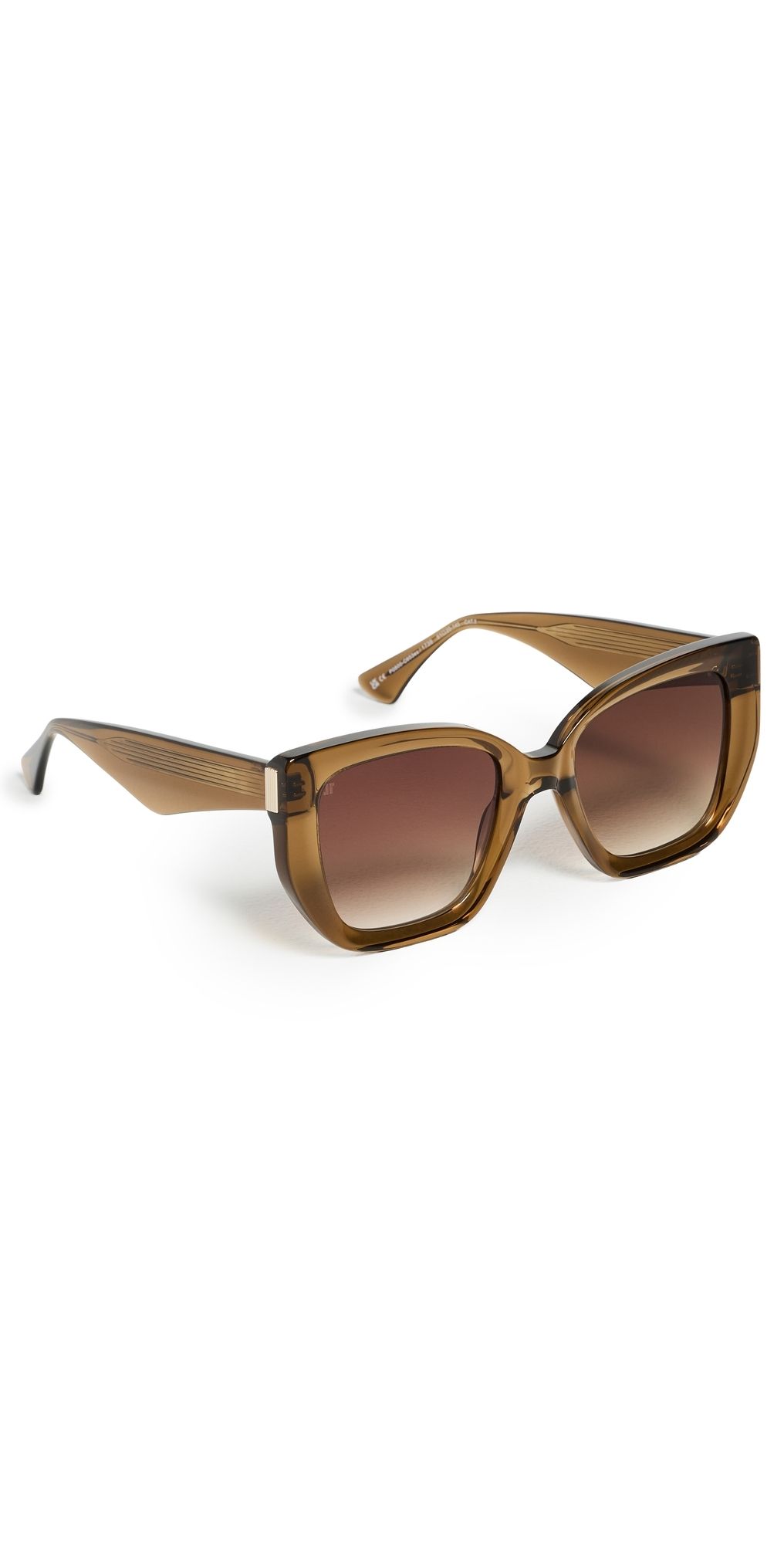 Jimmy Fairly Maina Sunglasses Brown Crystal One Size