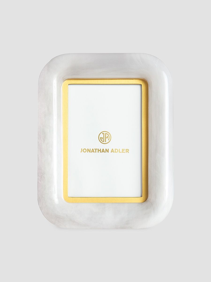 Jonathan Adler Como Picture Frame - White