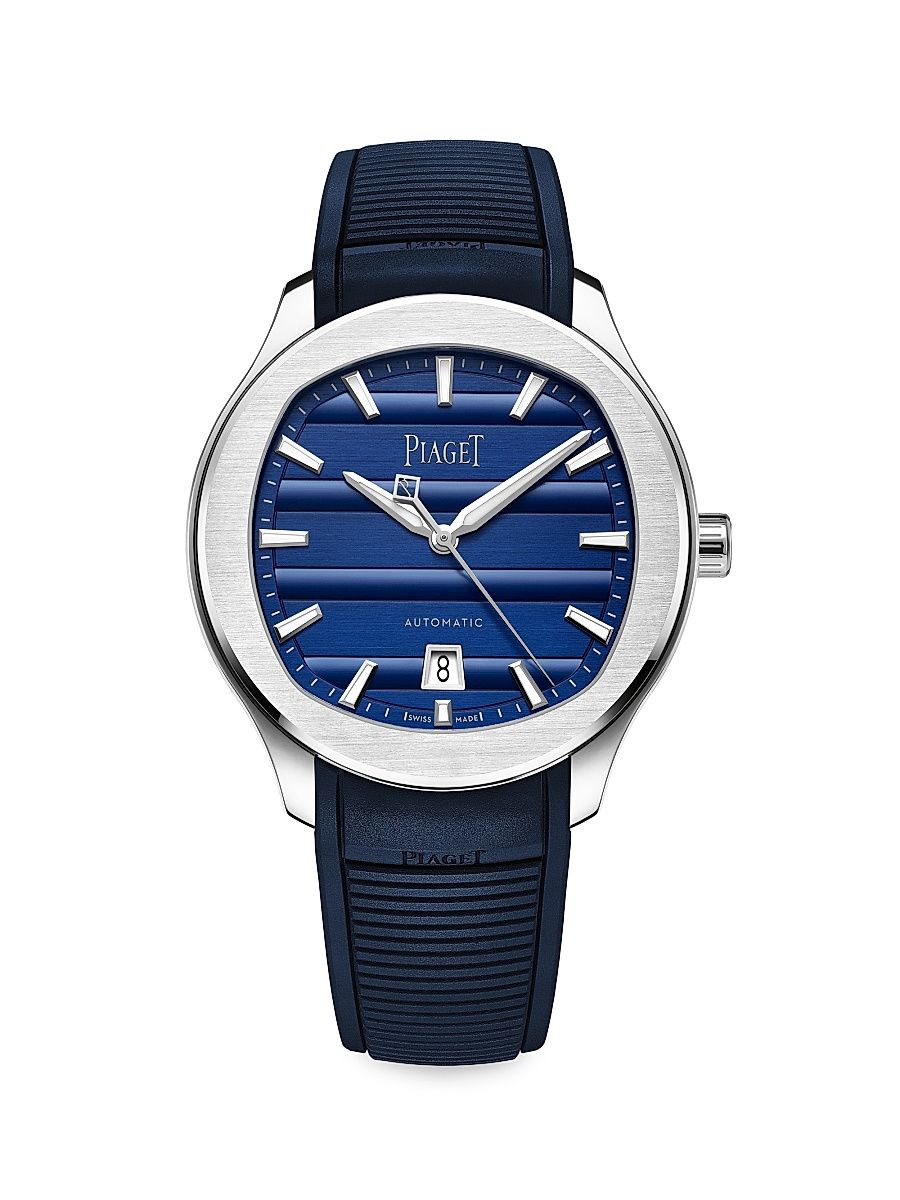 Women's Polo Stainless Steel & Rubber Strap Watch/42MM - Steel