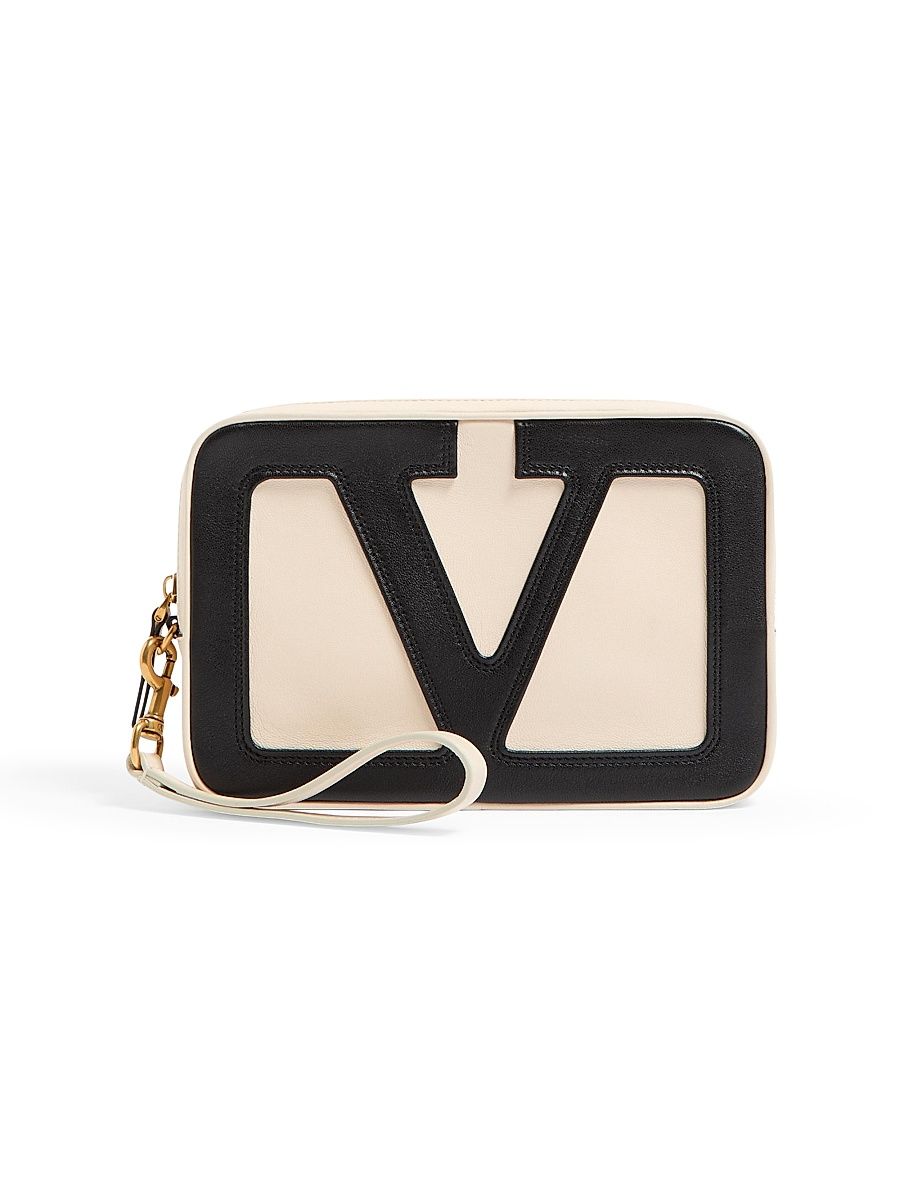 Men's Viva Superstar Nappa Leather Pouch - Butter Black