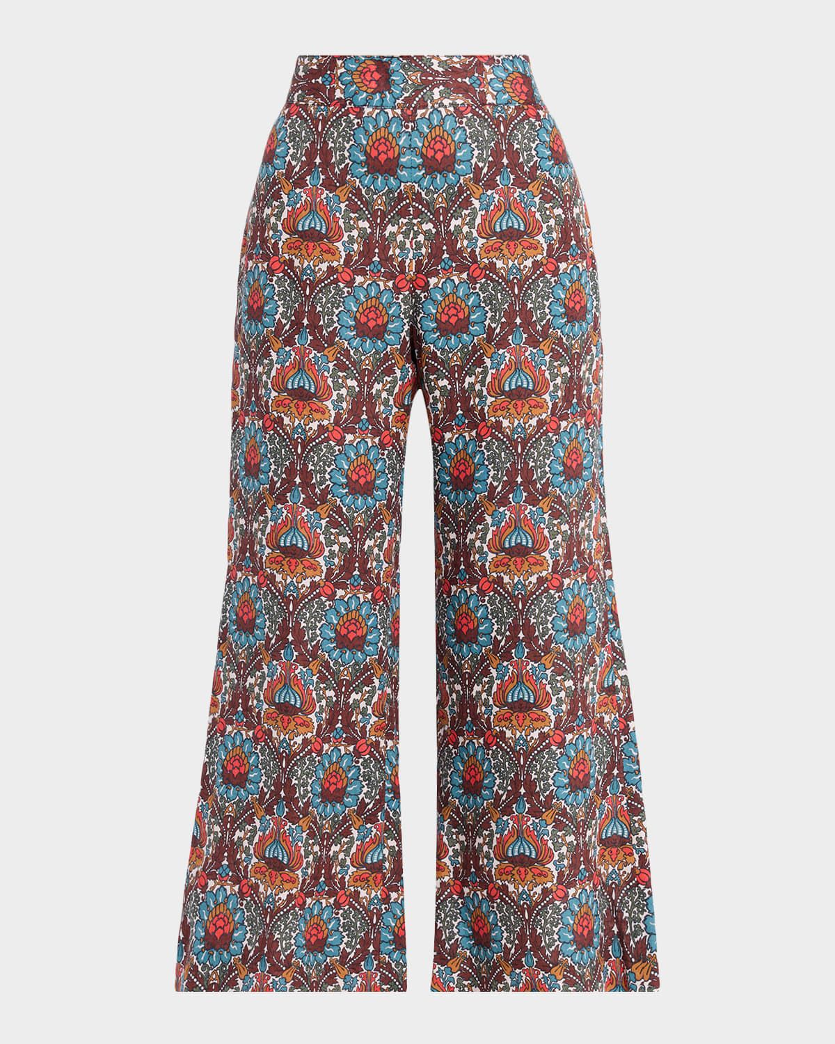 Cropped Side-Zip Pants