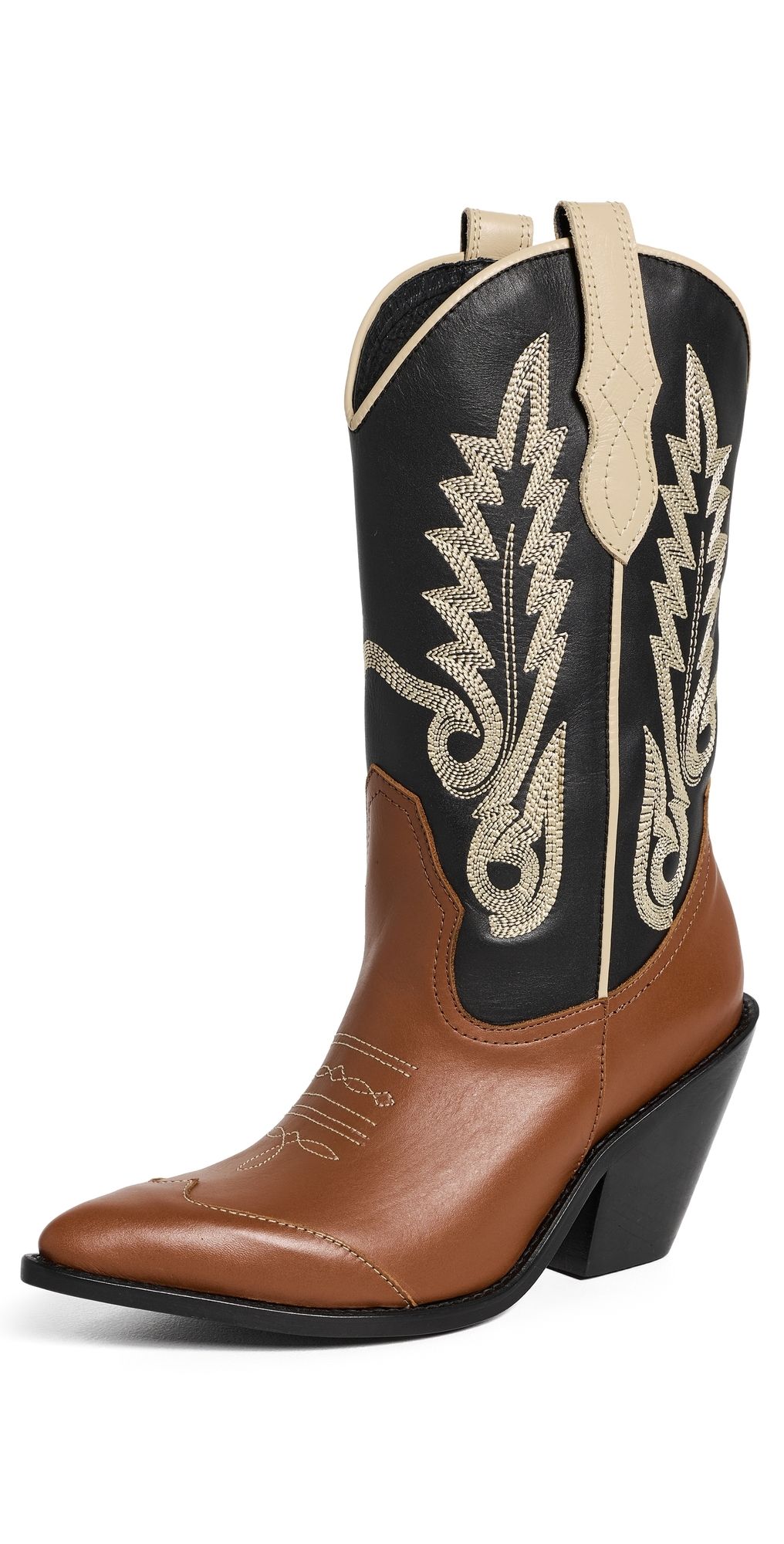 Johanna Ortiz Rust Alma Boots Black/Dark Rust 38