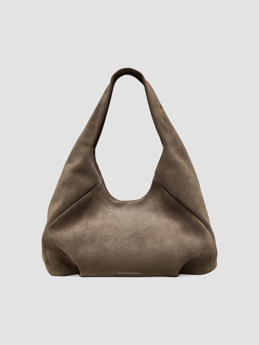 Stuart Weitzman Women's The Moda Hobo Bag - Charcoal