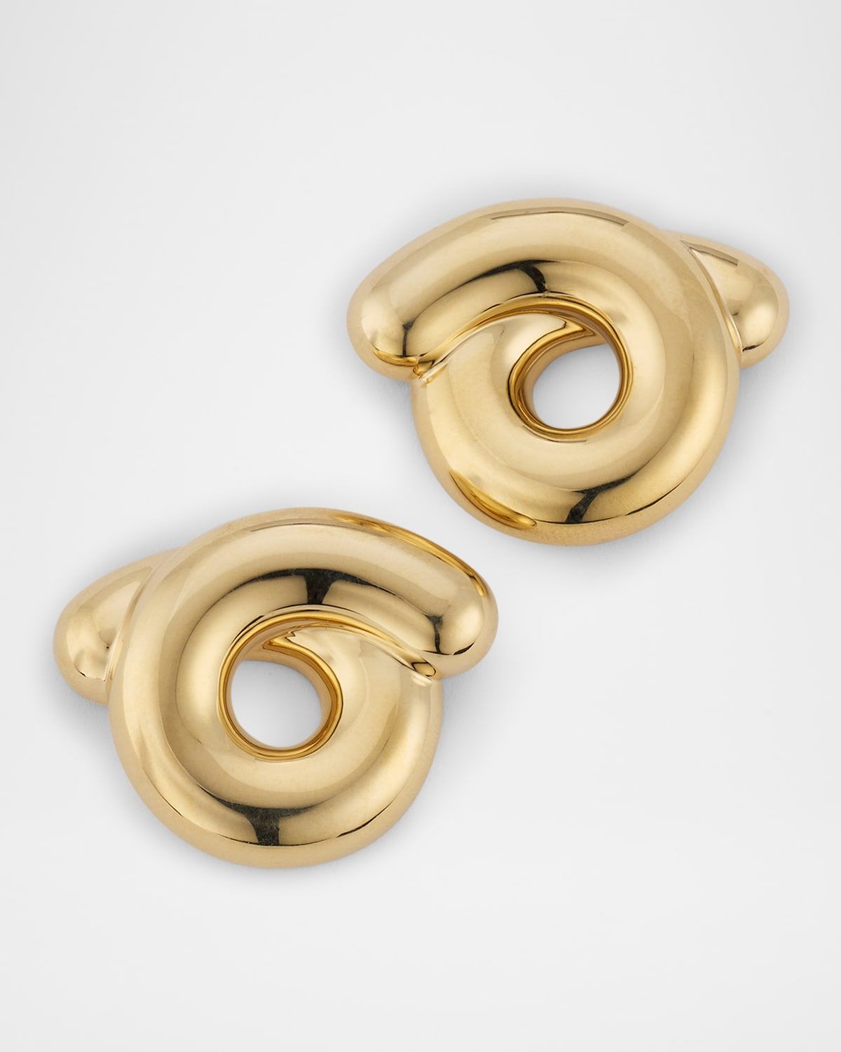 9K Yellow Gold Tarallo Earrings