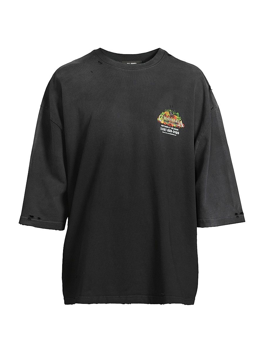 Men's Chavarria Fresh Produce Buffalo T-Shirt - Black - Size XL