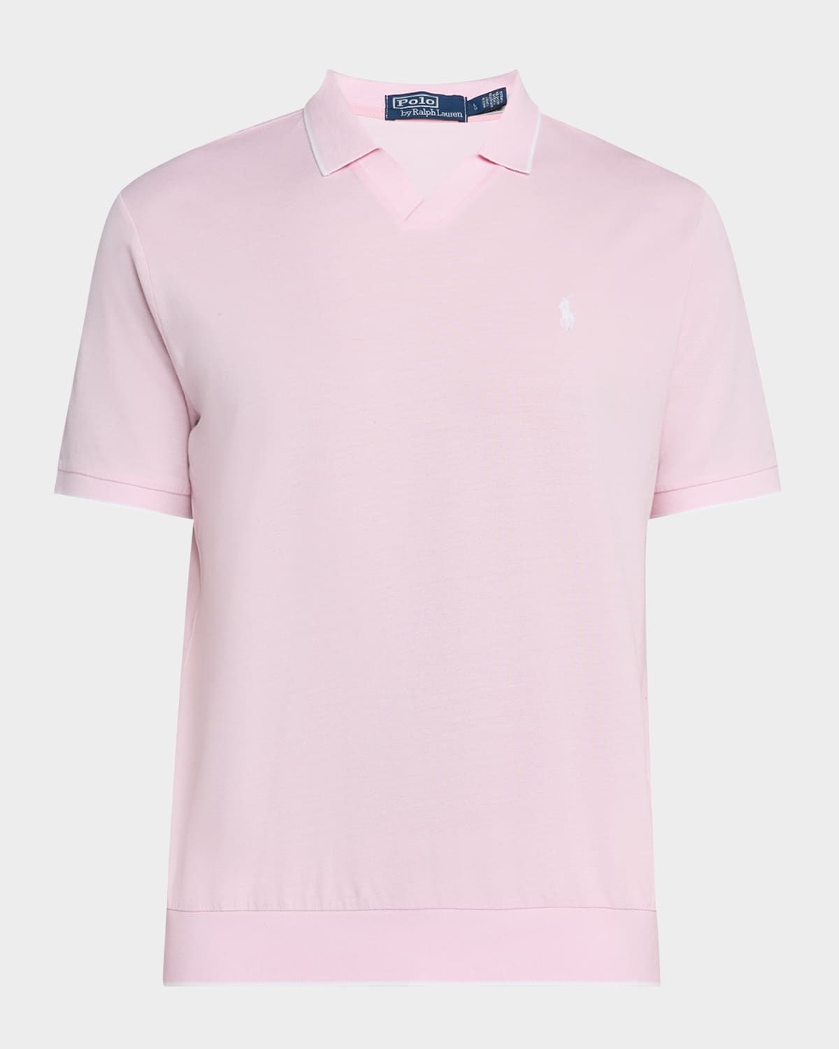 Men & apos;s Jacquard Mesh Polo Shirt