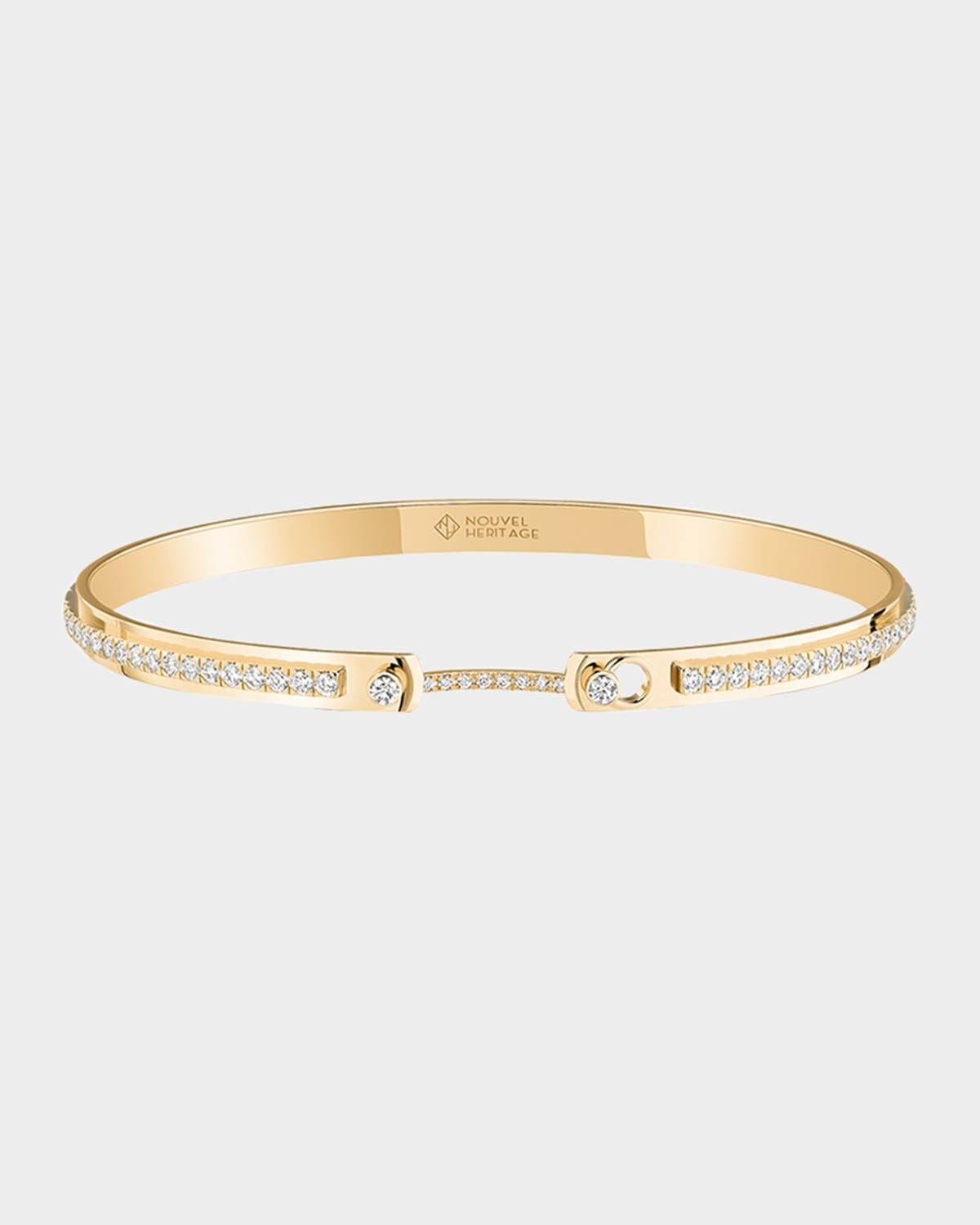 18K Tuxedo Mood Bangle