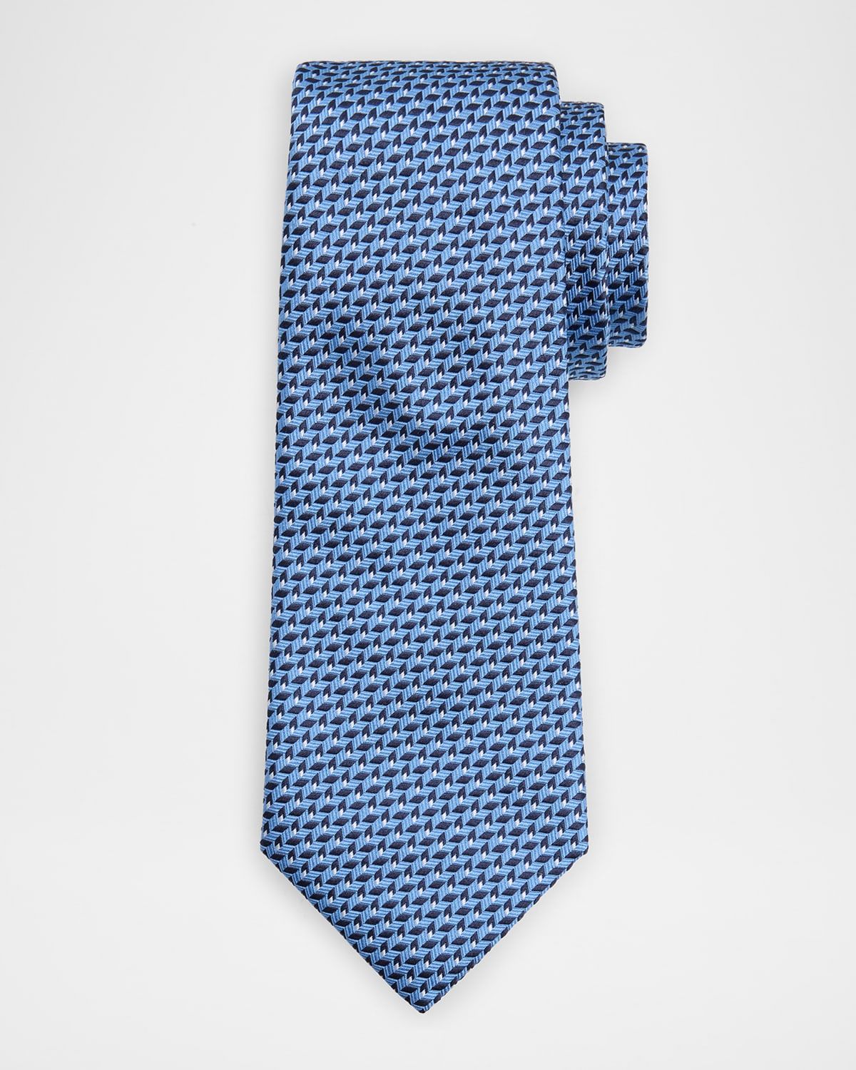 Men & apos;s Silk Raised Cubes Tie