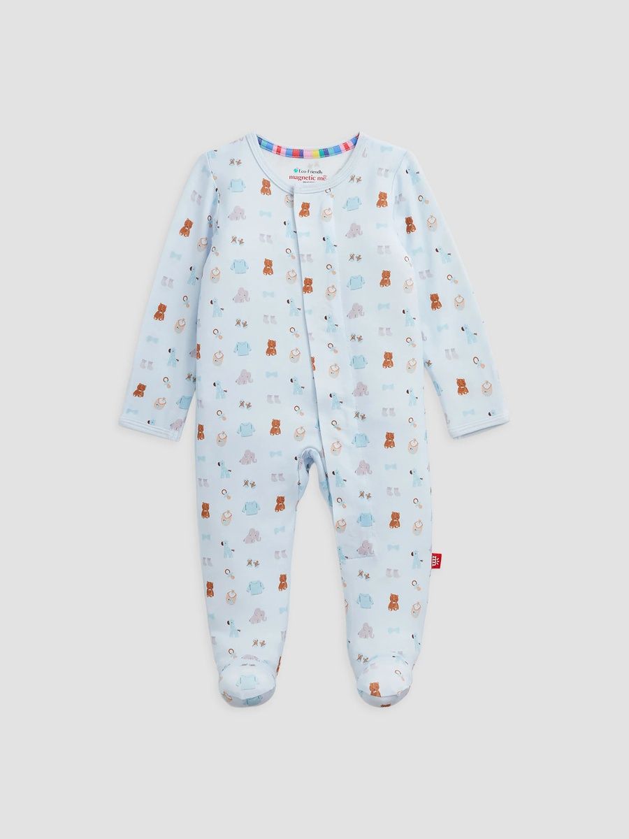 Unisex Baby Boy's Nursery Nostalgia Footie - Blue - Size 18 Months