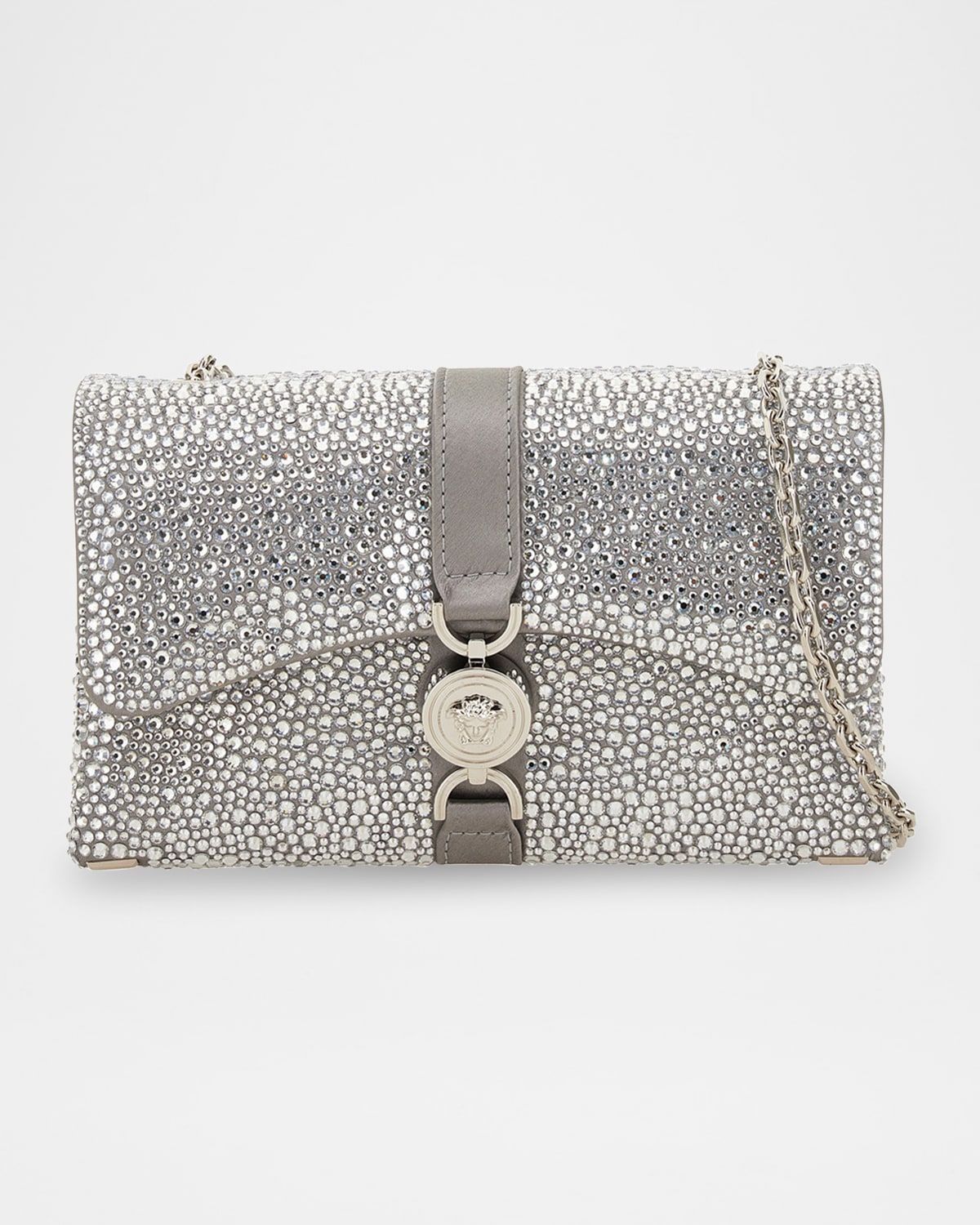 Kleio Mini Crystal-Studded Shoulder Bag