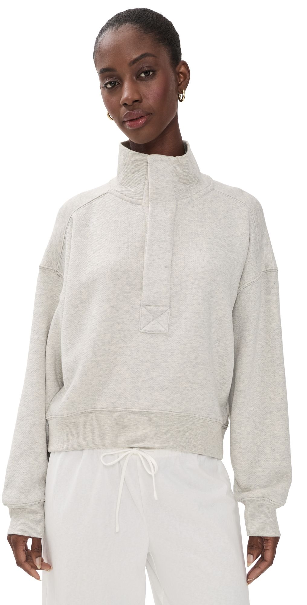 Free People Timeless Pullover Heather Grey XL