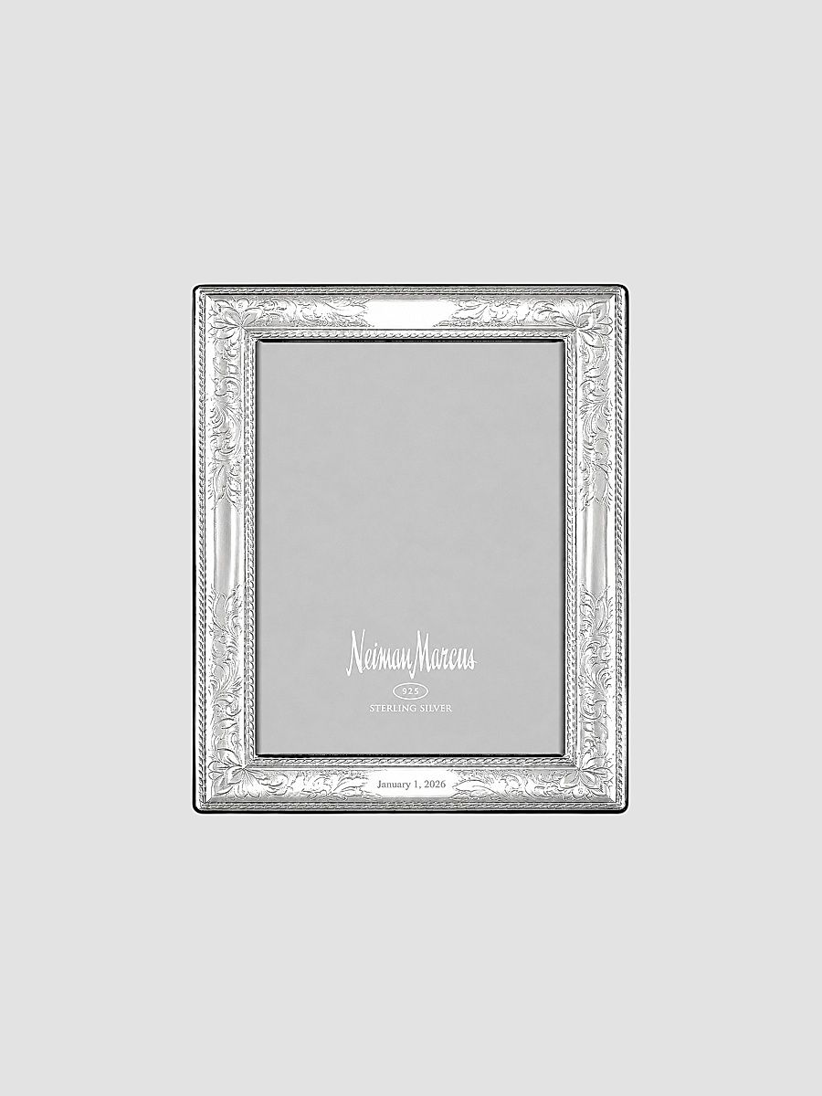 Vintage 4" x 6" Sterling Silver Frame - Silver