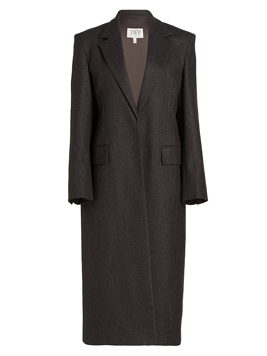 Women's Mattie Wool-Blend Coat - Charcoal - Size Large