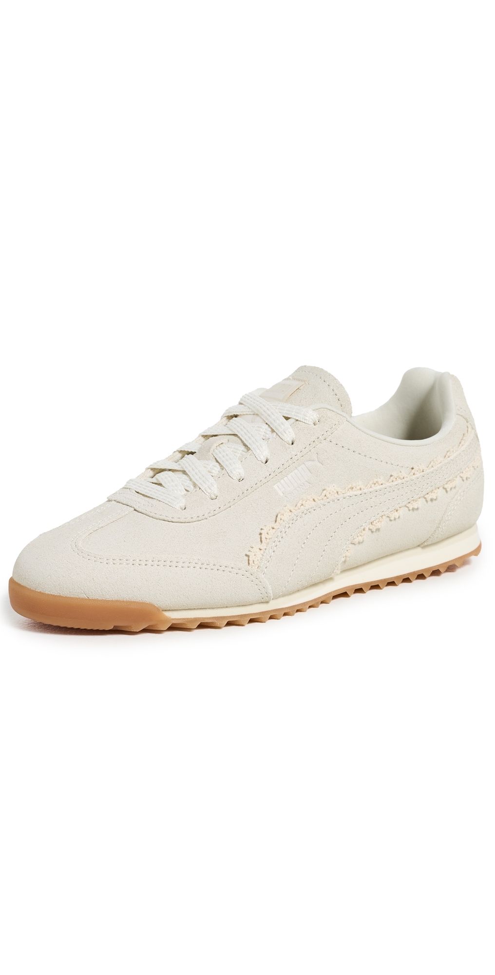 PUMA Arizona Lace Sneakers Warm White/Caramel Latte 9