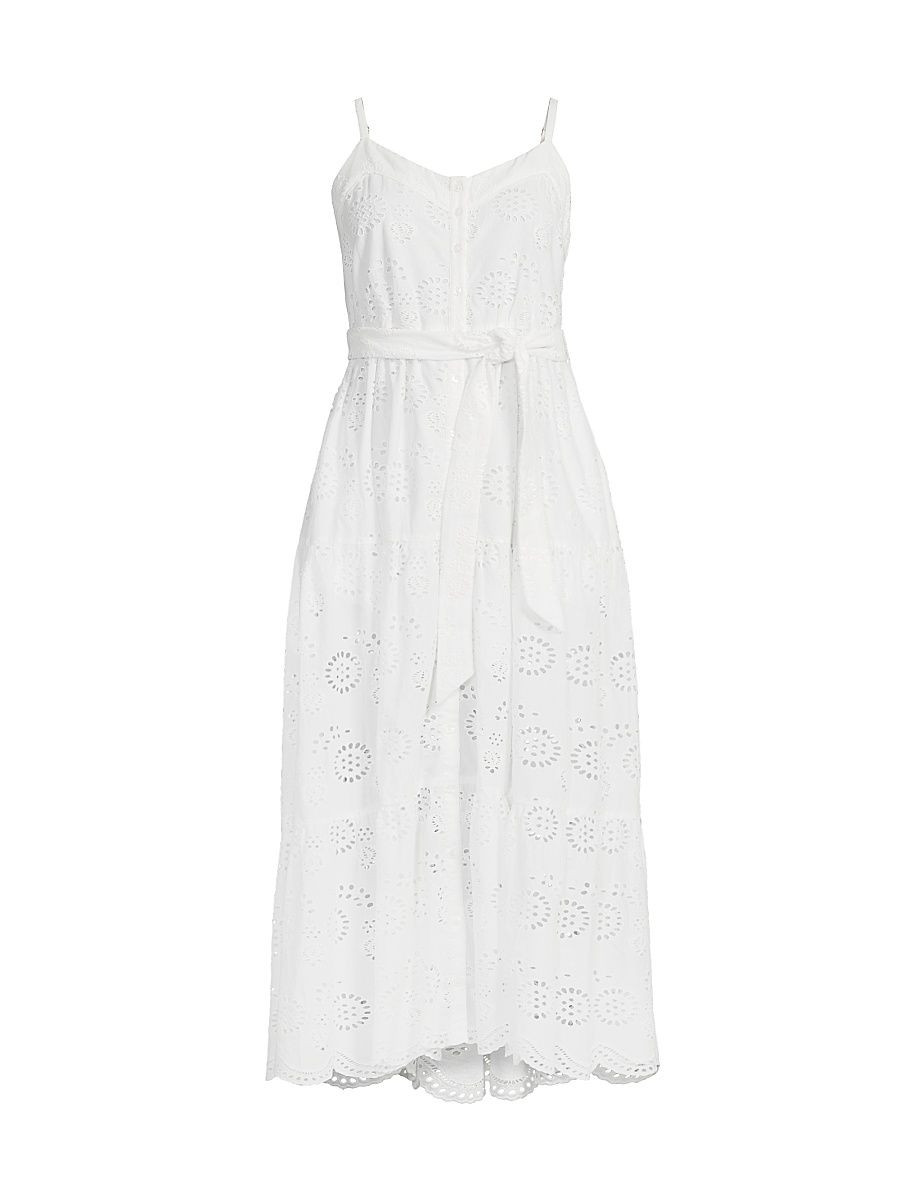 Women's Addyson Eyelet Dress - Fresh White - Size XS