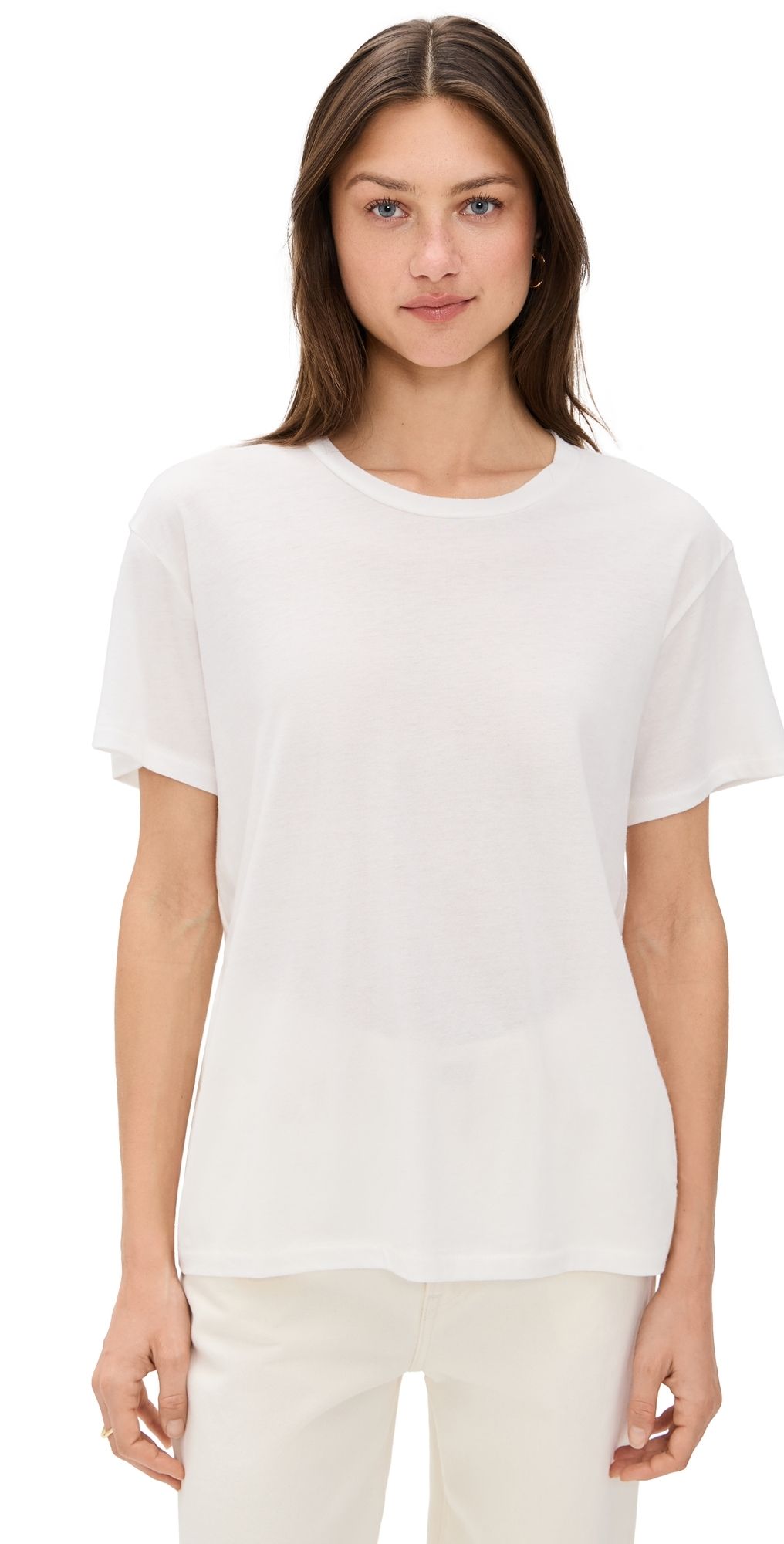 Éterne Short Sleeve Boyfriend T-Shirt Ivory XL