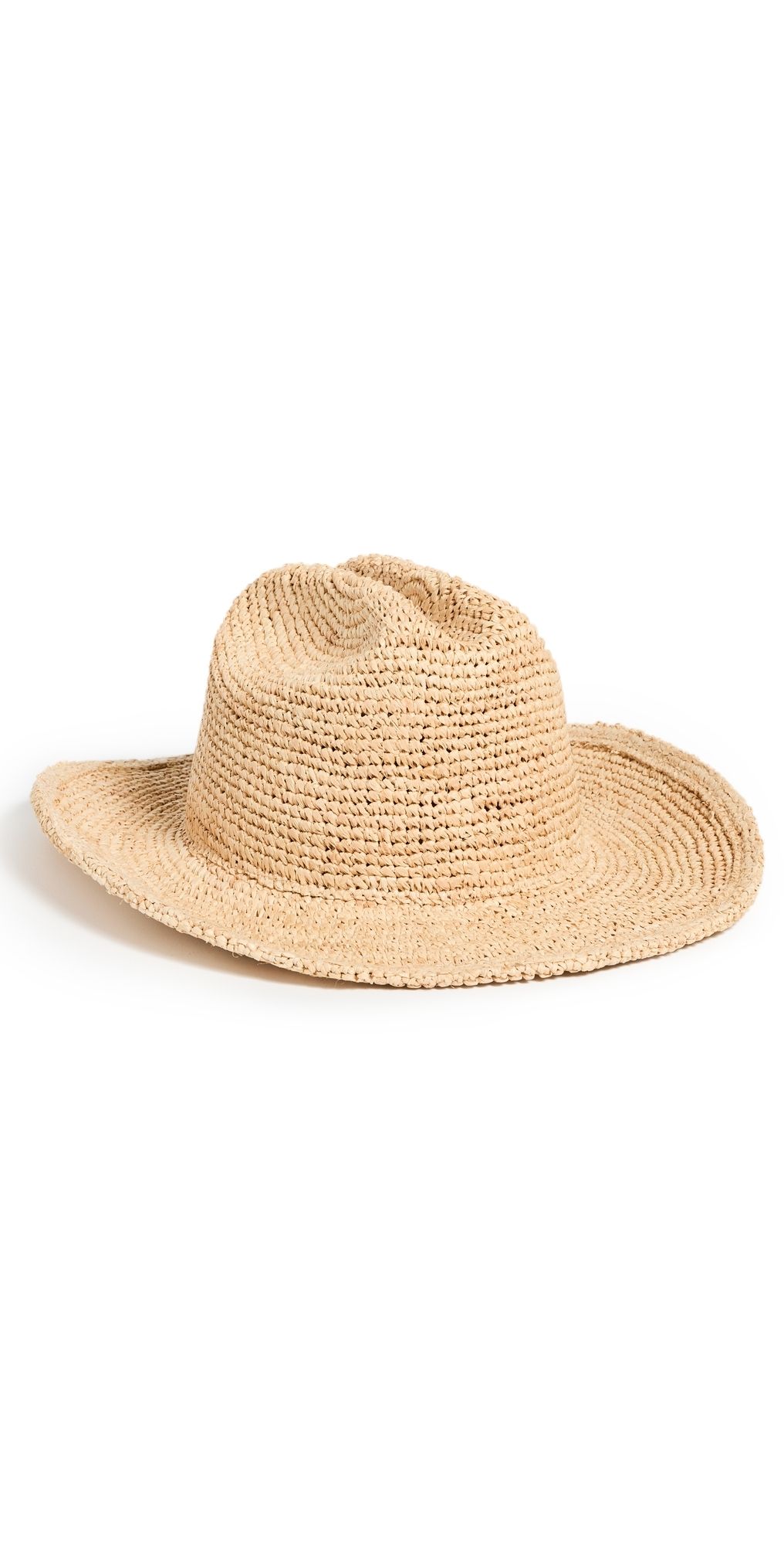 Lack Of Color Raffia Cowboy Hat Natural M