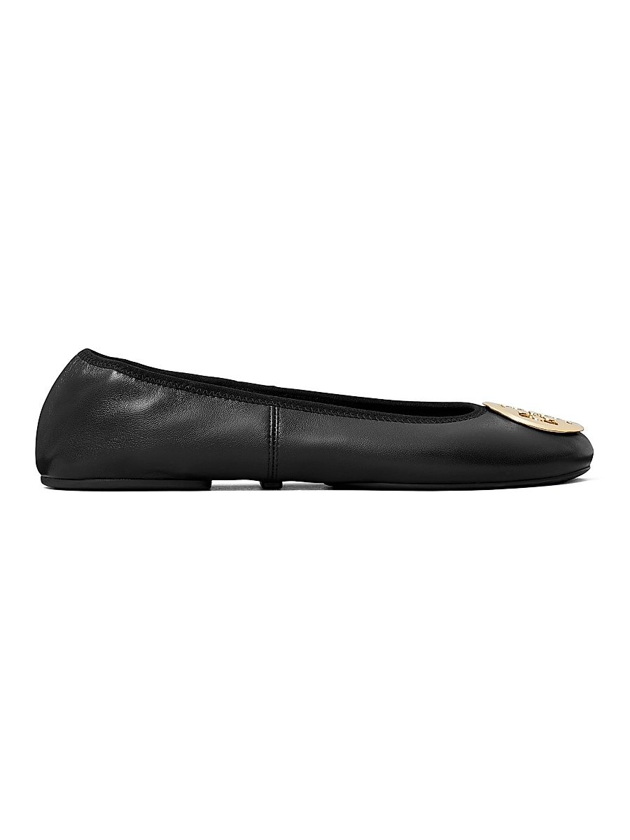 Women's Reva Travel Ballet Flats - Perfect Black - Size 9.5