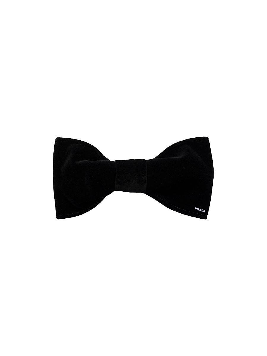 Women's Velvet Hair Clip - Black