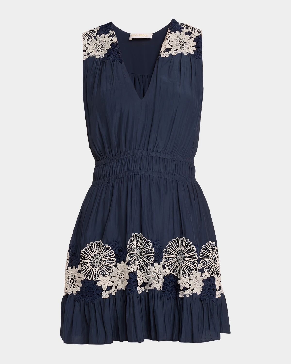 Mackenzie Embroidered Mini Dress