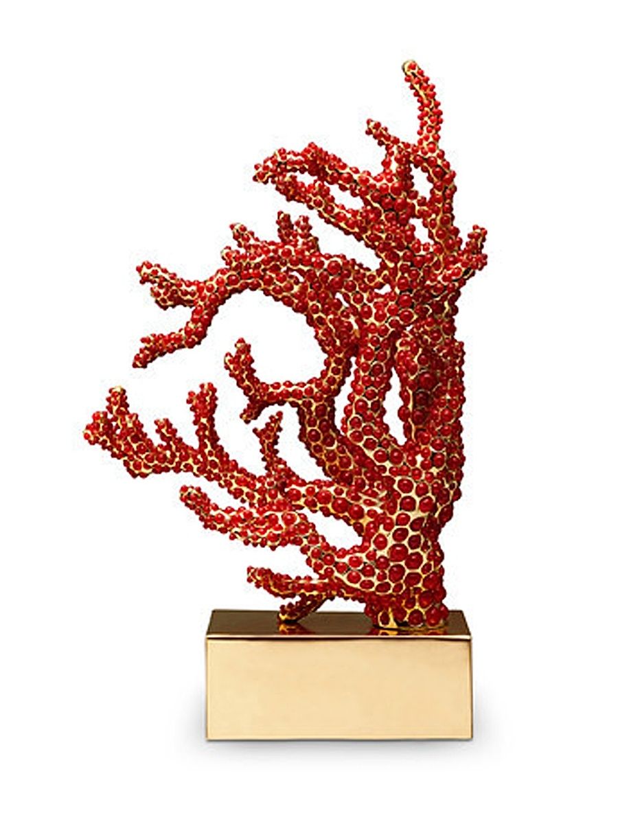 Coral Bookend - Red
