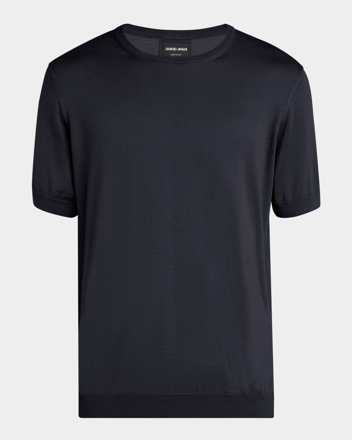 Men & apos;s Silk-Cotton Crew T-Shirt