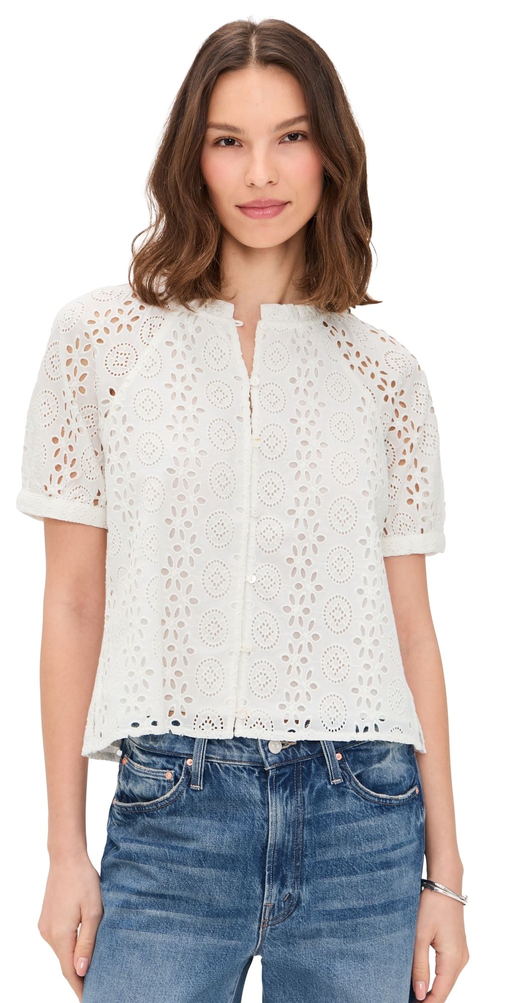Cleobella Kate Blouse Ivory L