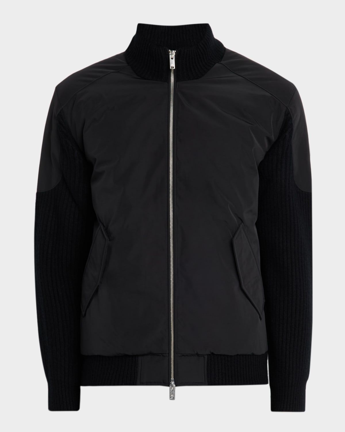 Men & apos;s Magnus Knit Hybrid Bomber Jacket