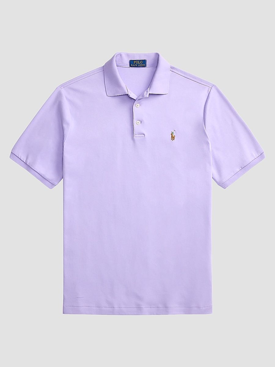 Men's Pony Polo Shirt - Powder Purple - Size Large