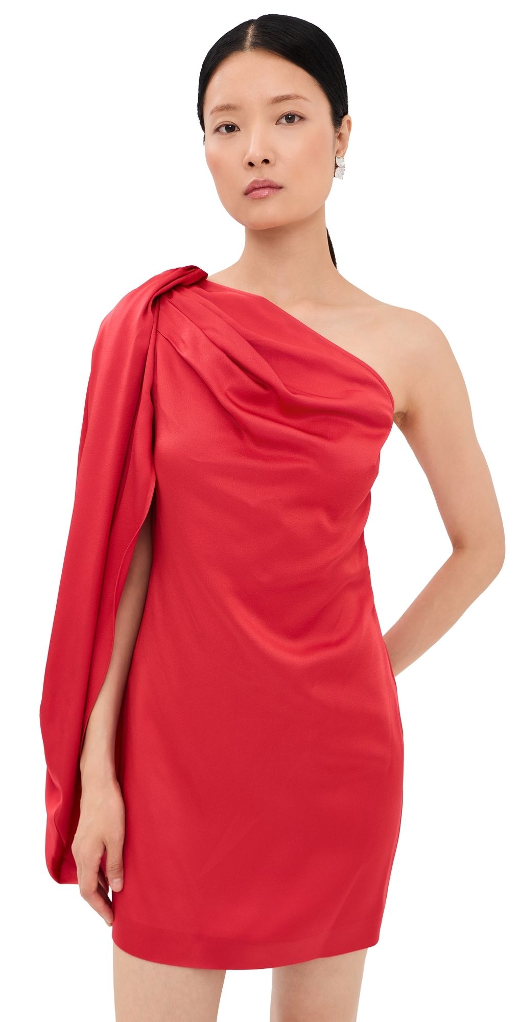 Stella McCartney Mini Satin Dress Tomato 36