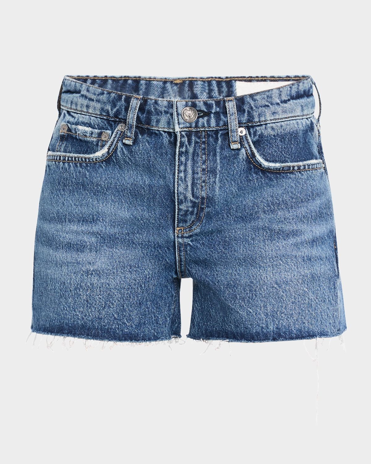 Dre Low-Rise Denim Shorts
