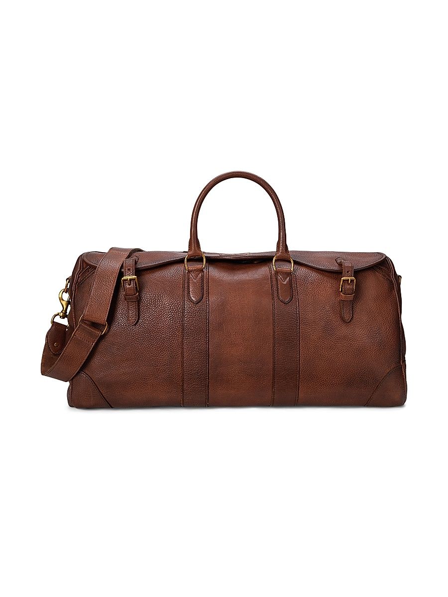 Men's Heritage Leather Duffel Bag - British Tan