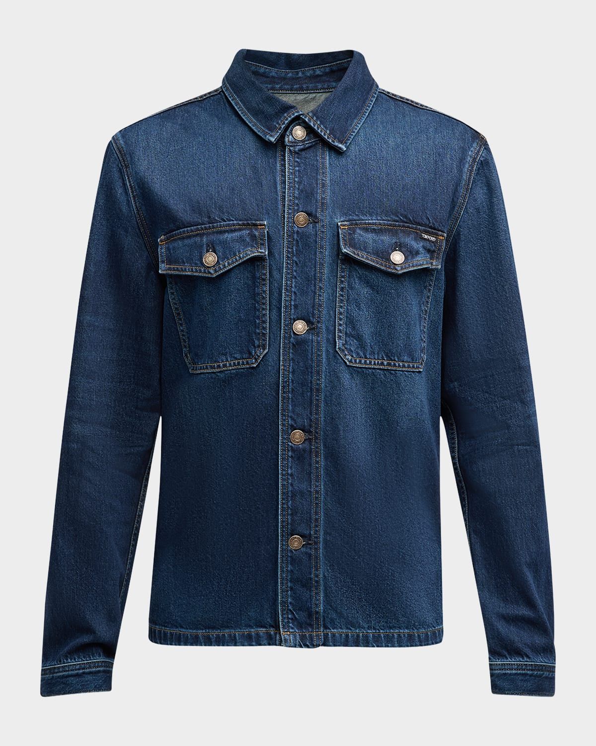 Men & apos;s Denim Shirt Jacket