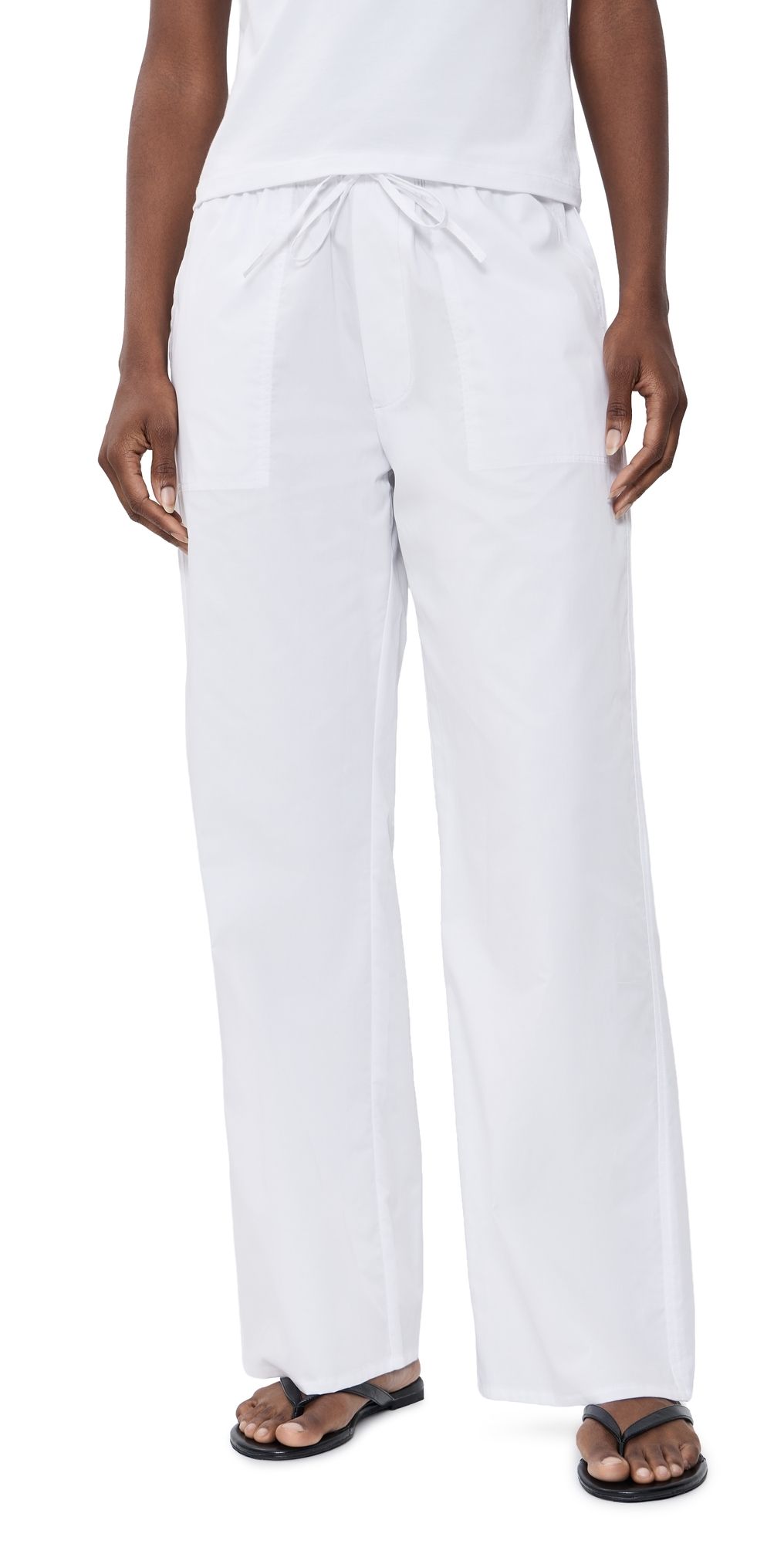 Sold Out NYC The Easy Drawstring Pants White XS